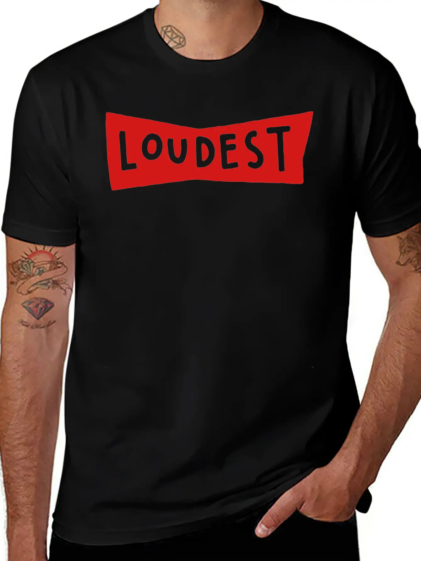 Loudest Breathable Soft Cotton T-Shirt – Timeless Casual Look