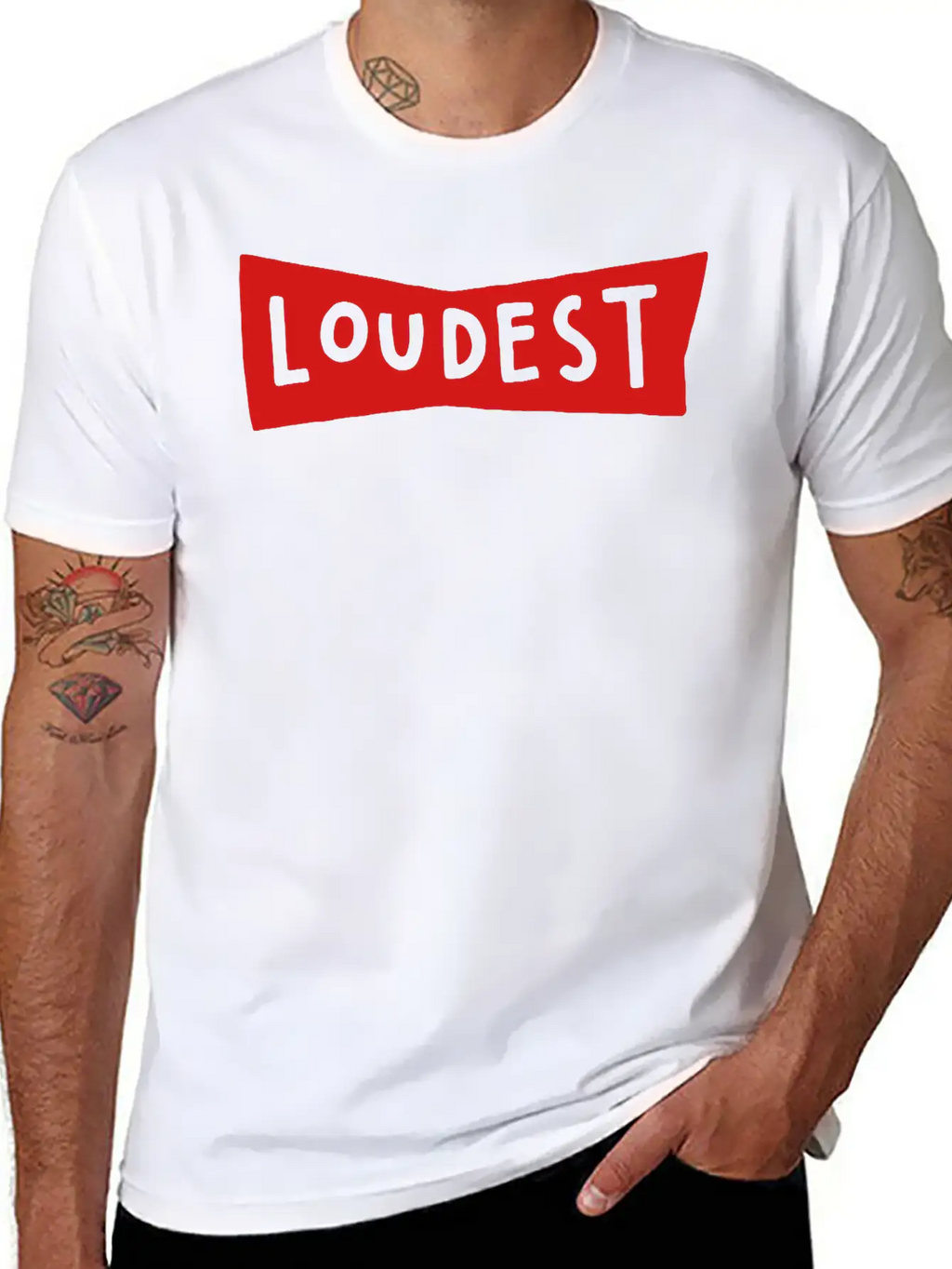 Loudest Breathable Soft Cotton T-Shirt – Timeless Casual Look