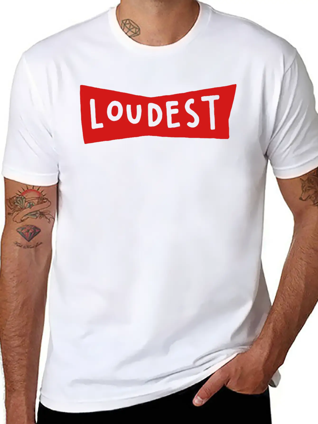 Loudest Breathable Soft Cotton T-Shirt – Timeless Casual Look