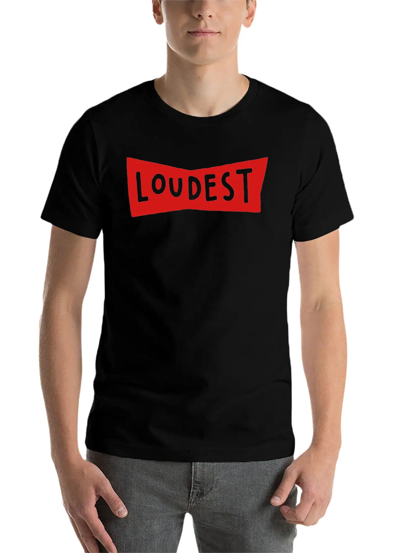 Loudest Breathable Soft Cotton T-Shirt – Timeless Casual Look