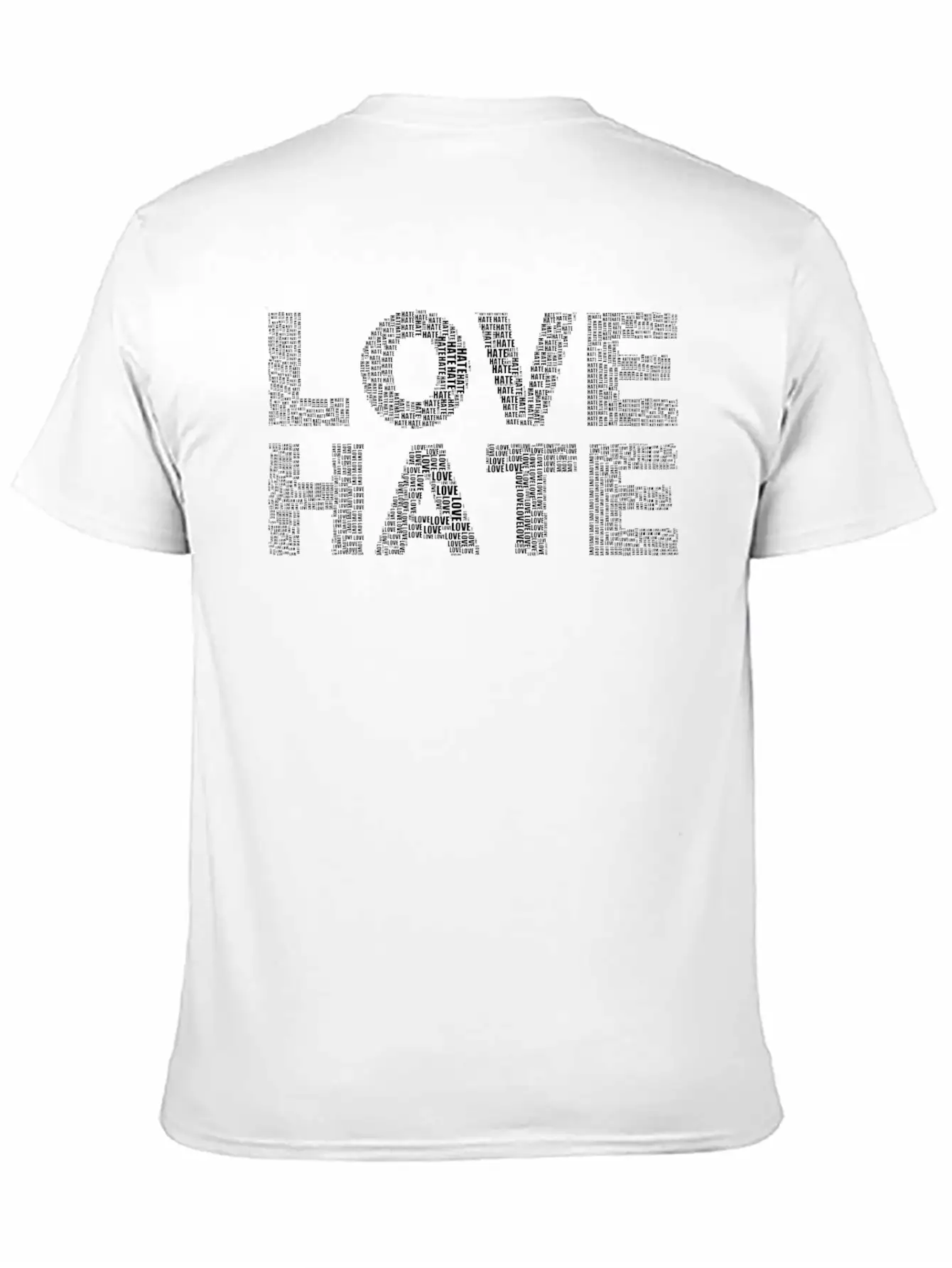 Love And Hate True Love Gift Relaxed Everyday Tee – Lightweight And Durable Cotton