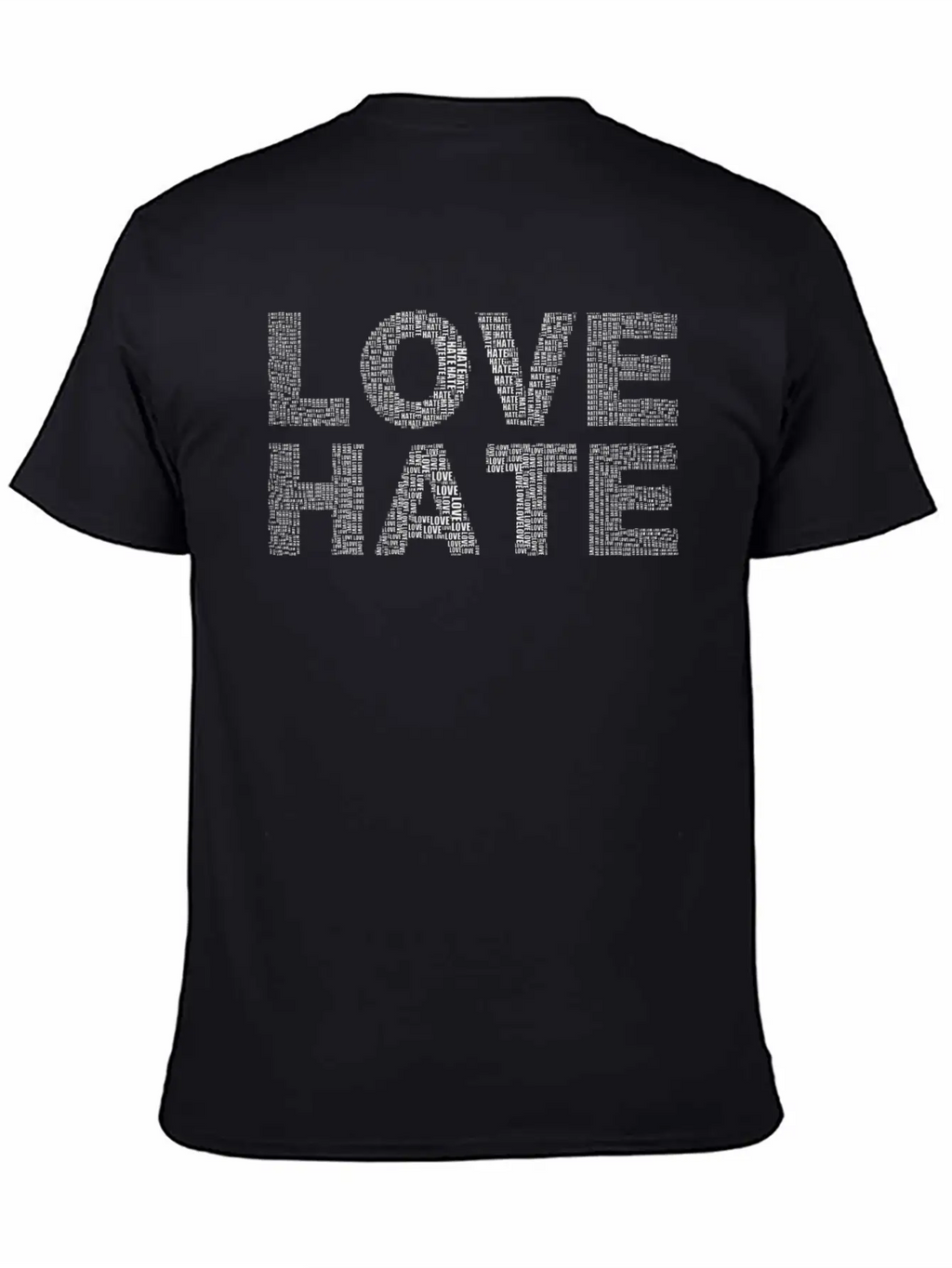 Love And Hate True Love Gift Relaxed Everyday Tee – Lightweight And Durable Cotton