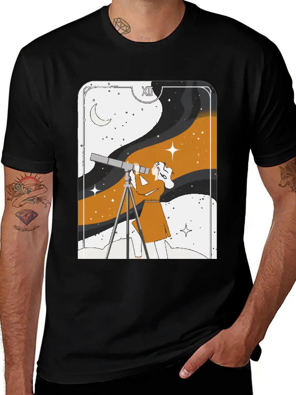 Love Astronomy Stargazer T-Shirt Breathable Graphic T-Shirt – Perfect For Casual Days