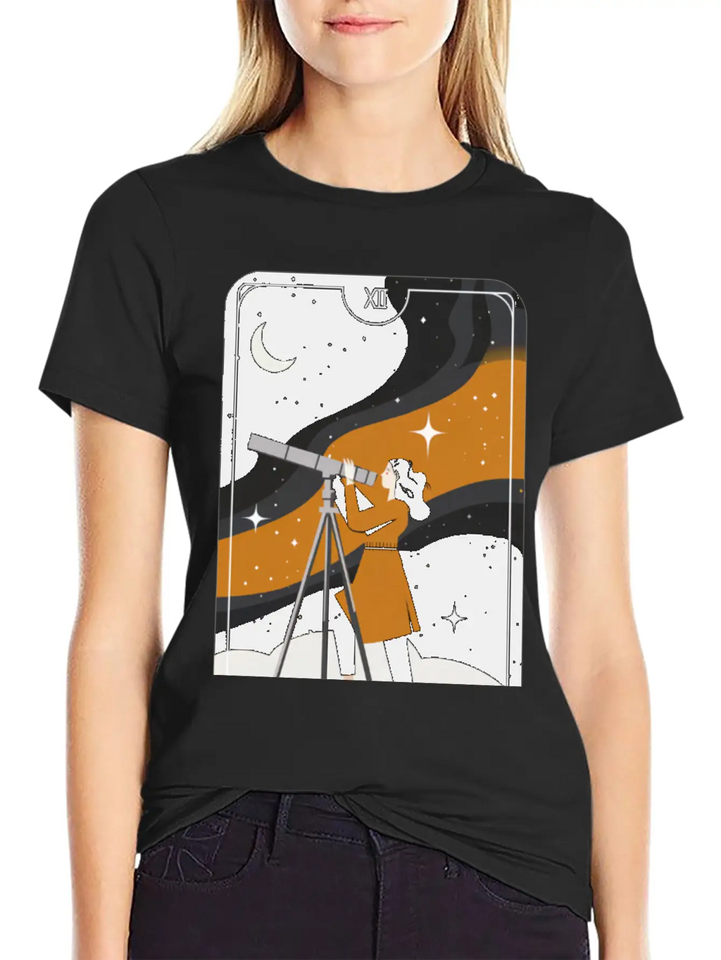 Love Astronomy Stargazer T-Shirt Breathable Graphic T-Shirt – Perfect For Casual Days