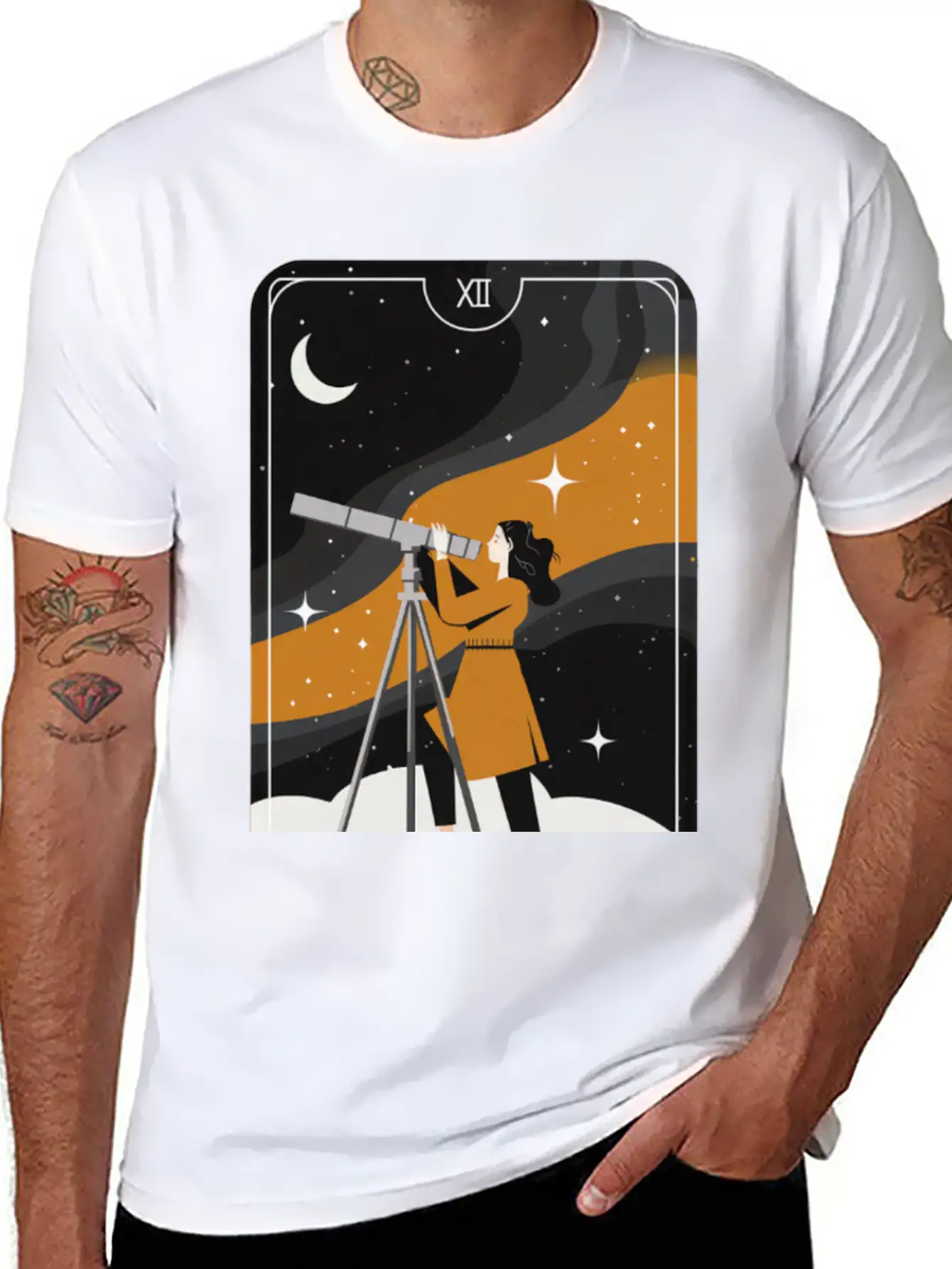Love Astronomy Stargazer T-Shirt Breathable Graphic T-Shirt – Perfect For Casual Days