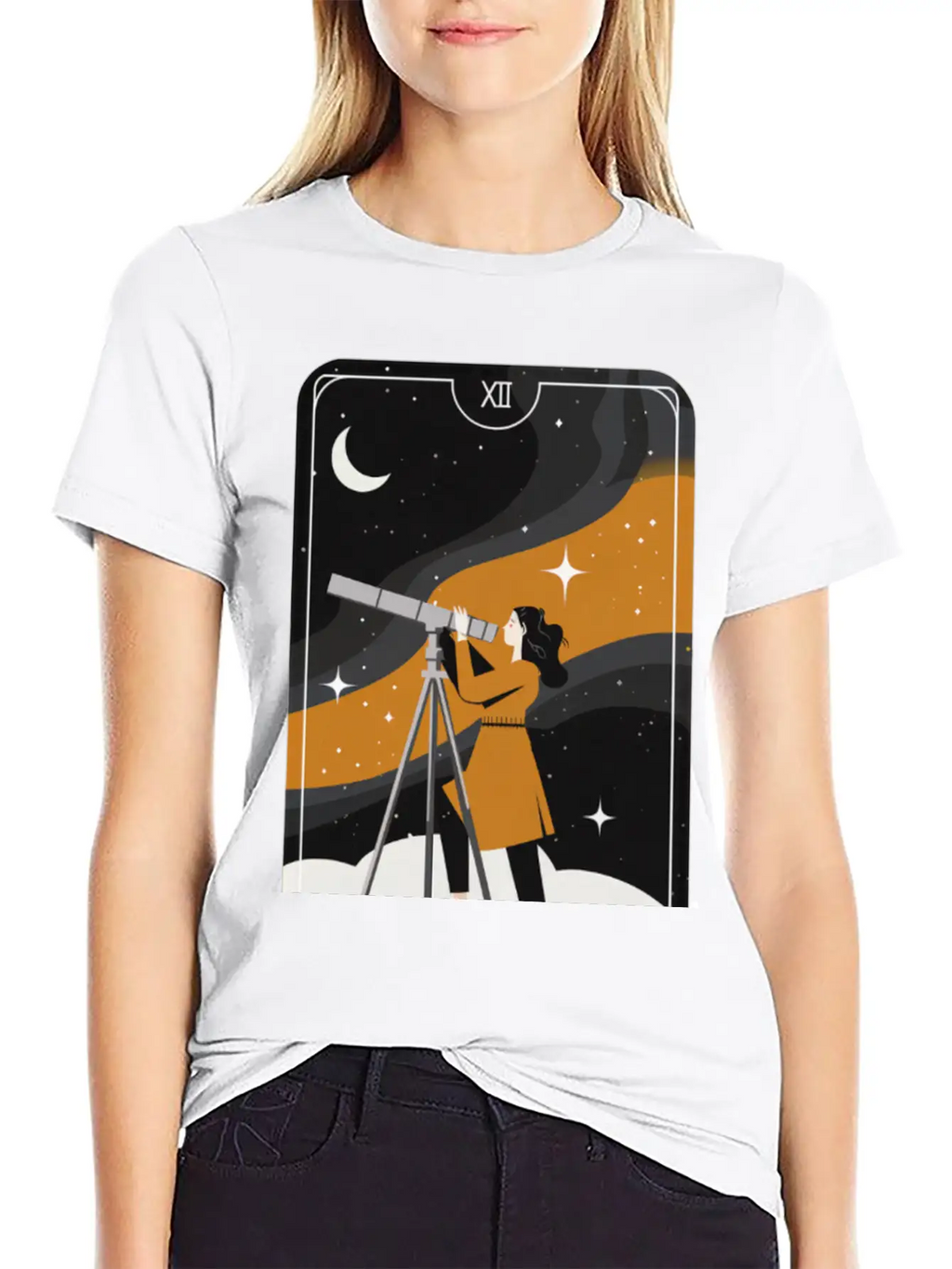 Love Astronomy Stargazer T-Shirt Breathable Graphic T-Shirt – Perfect For Casual Days