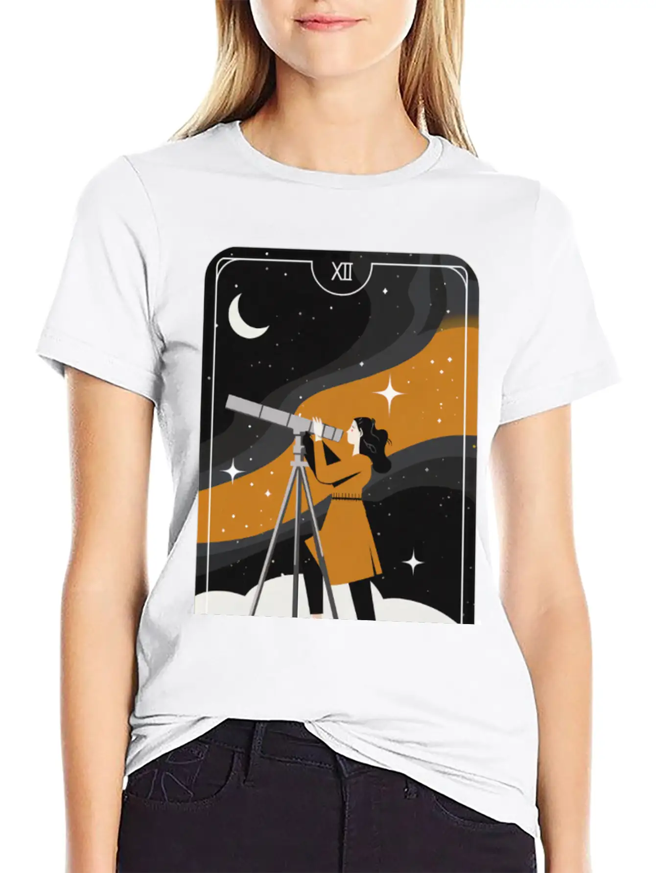 Love Astronomy Stargazer T-Shirt Breathable Graphic T-Shirt – Perfect For Casual Days