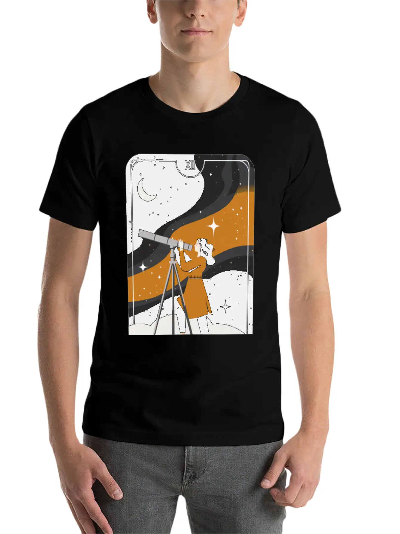 Love Astronomy Stargazer T-Shirt Breathable Graphic T-Shirt – Perfect For Casual Days
