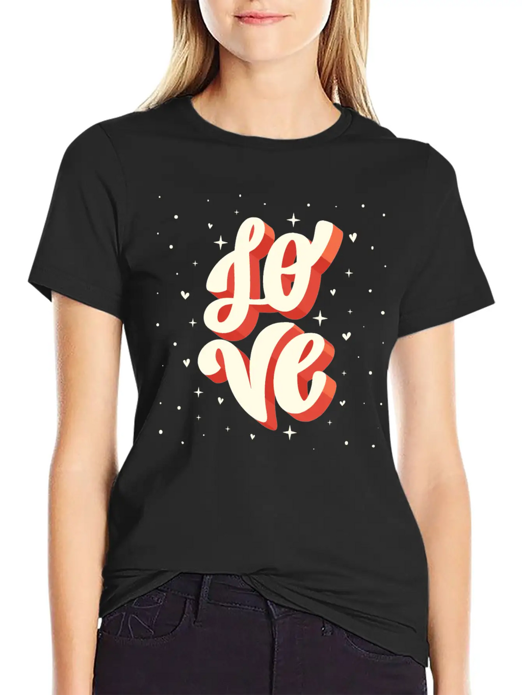 Love Big Lettering Classic Cotton Tee – Unisex Comfort For Any Season