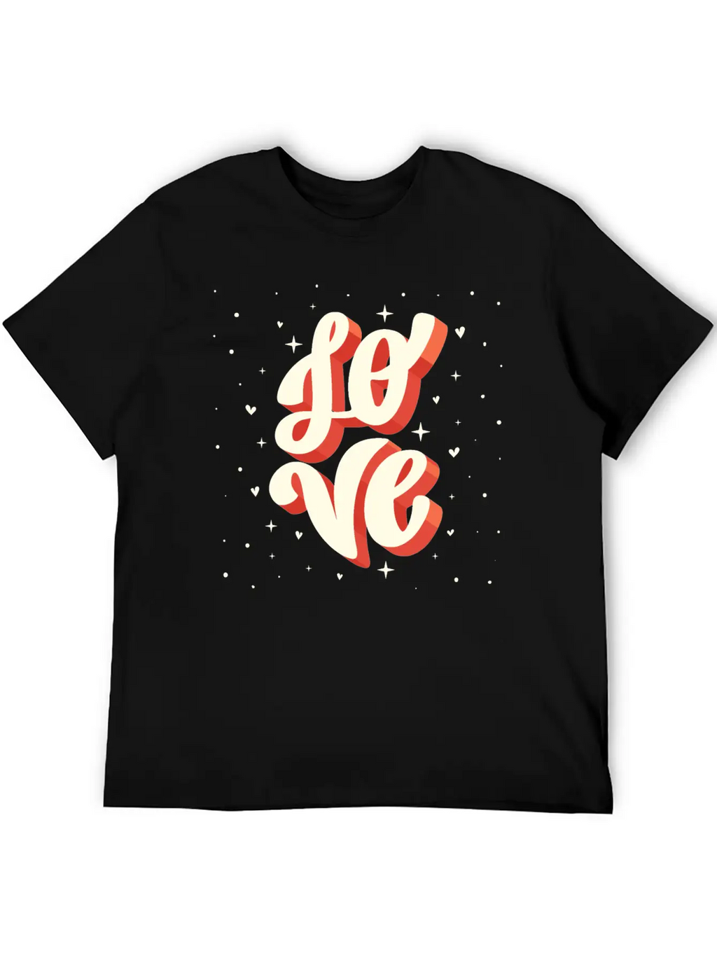 Love Big Lettering Classic Cotton Tee – Unisex Comfort For Any Season