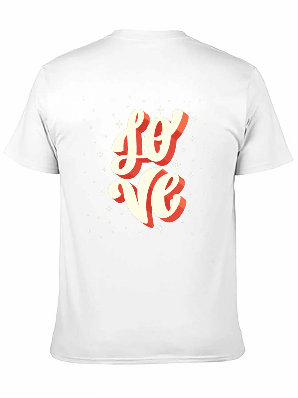 Love Big Lettering Classic Cotton Tee – Unisex Comfort For Any Season