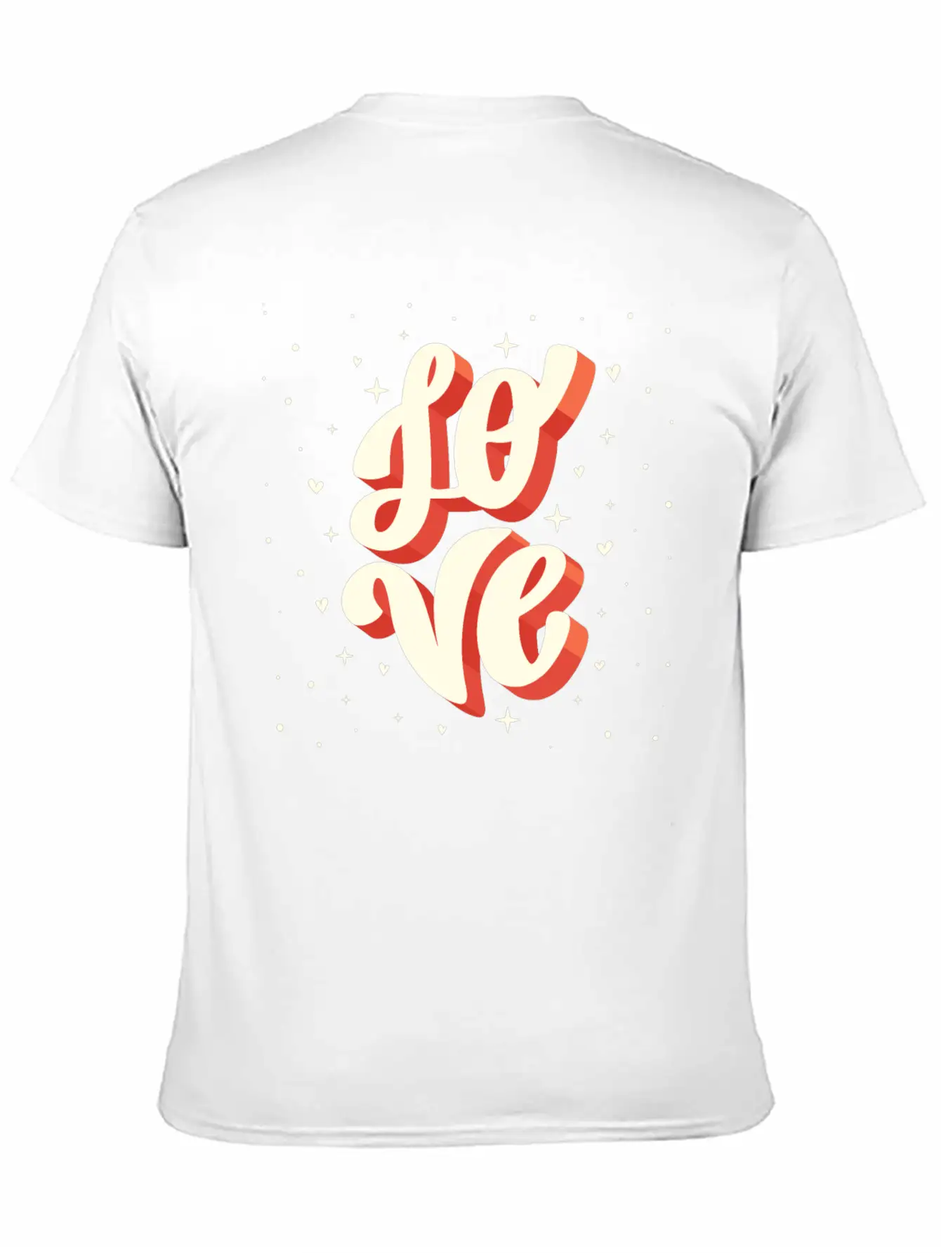 Love Big Lettering Classic Cotton Tee – Unisex Comfort For Any Season