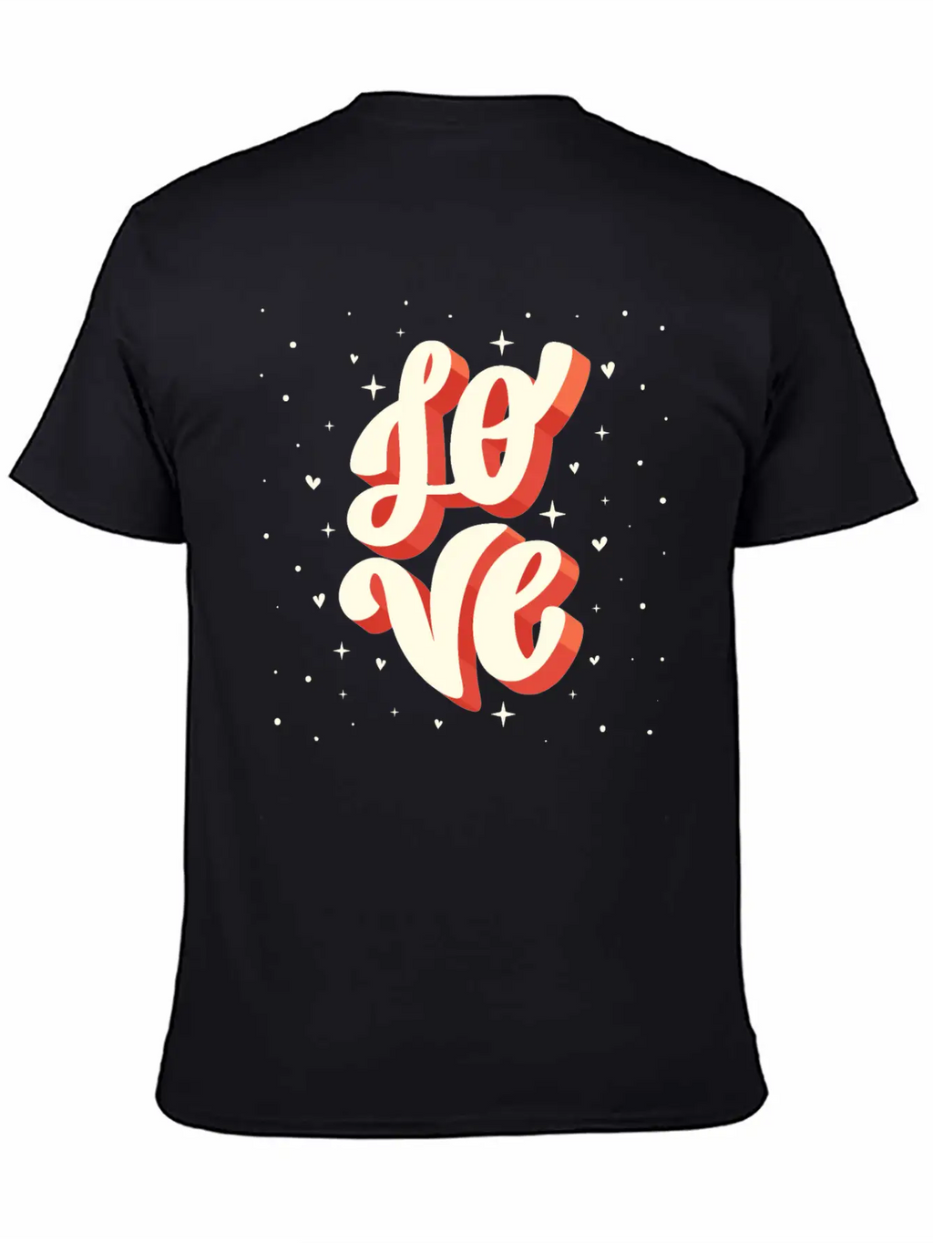 Love Big Lettering Classic Cotton Tee – Unisex Comfort For Any Season