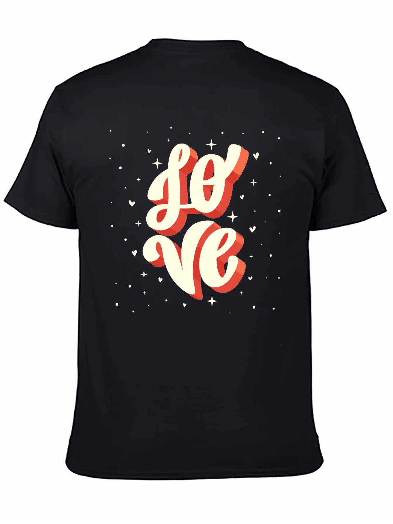 Love Big Lettering Classic Cotton Tee – Unisex Comfort For Any Season