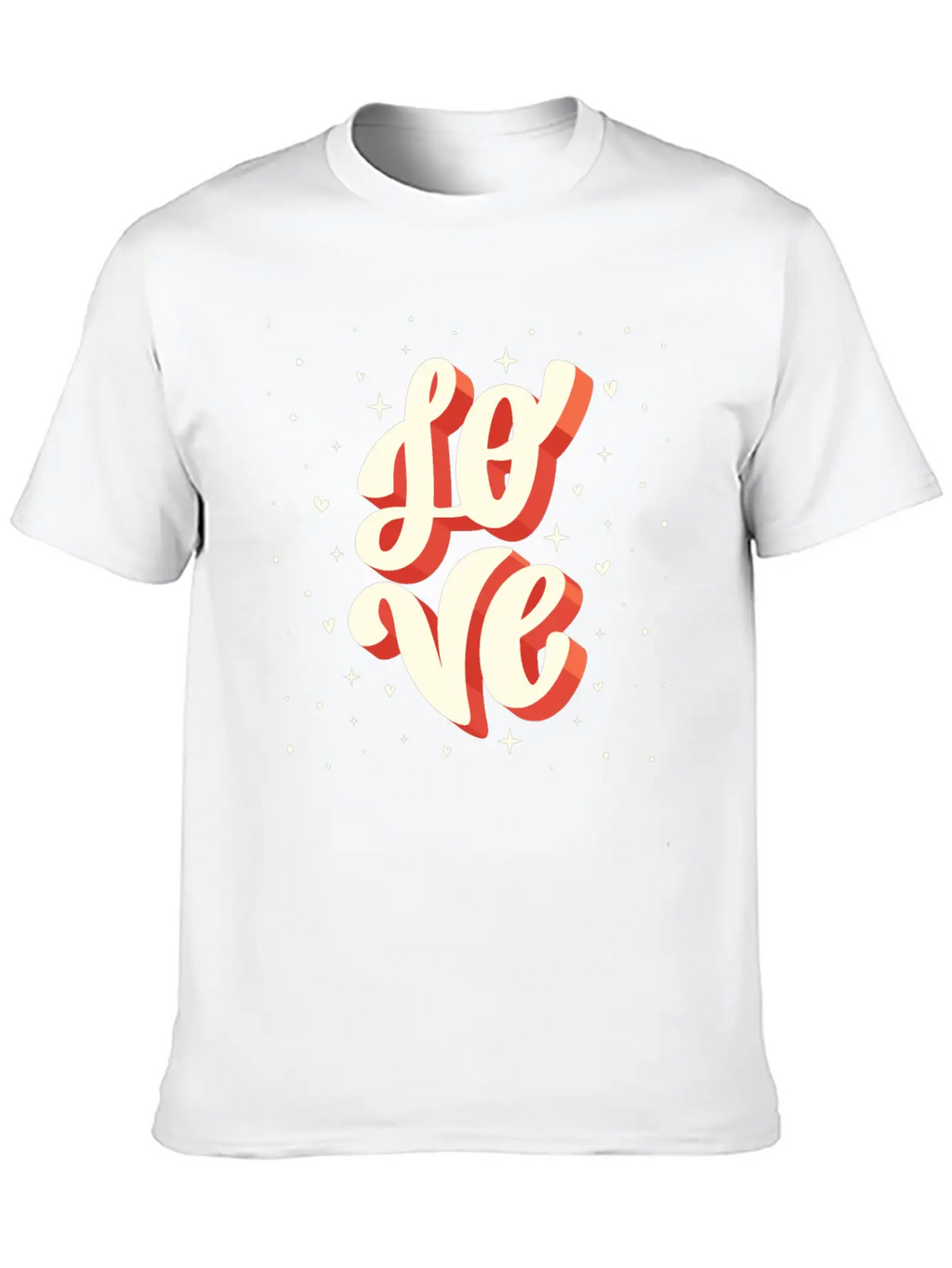 Love Big Lettering Classic Cotton Tee – Unisex Comfort For Any Season