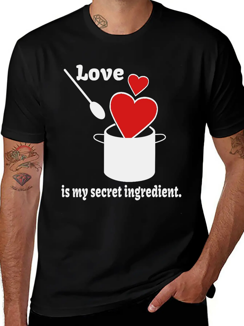 Love Cooking Saying Breathable Soft Cotton T-Shirt – Timeless Casual Look