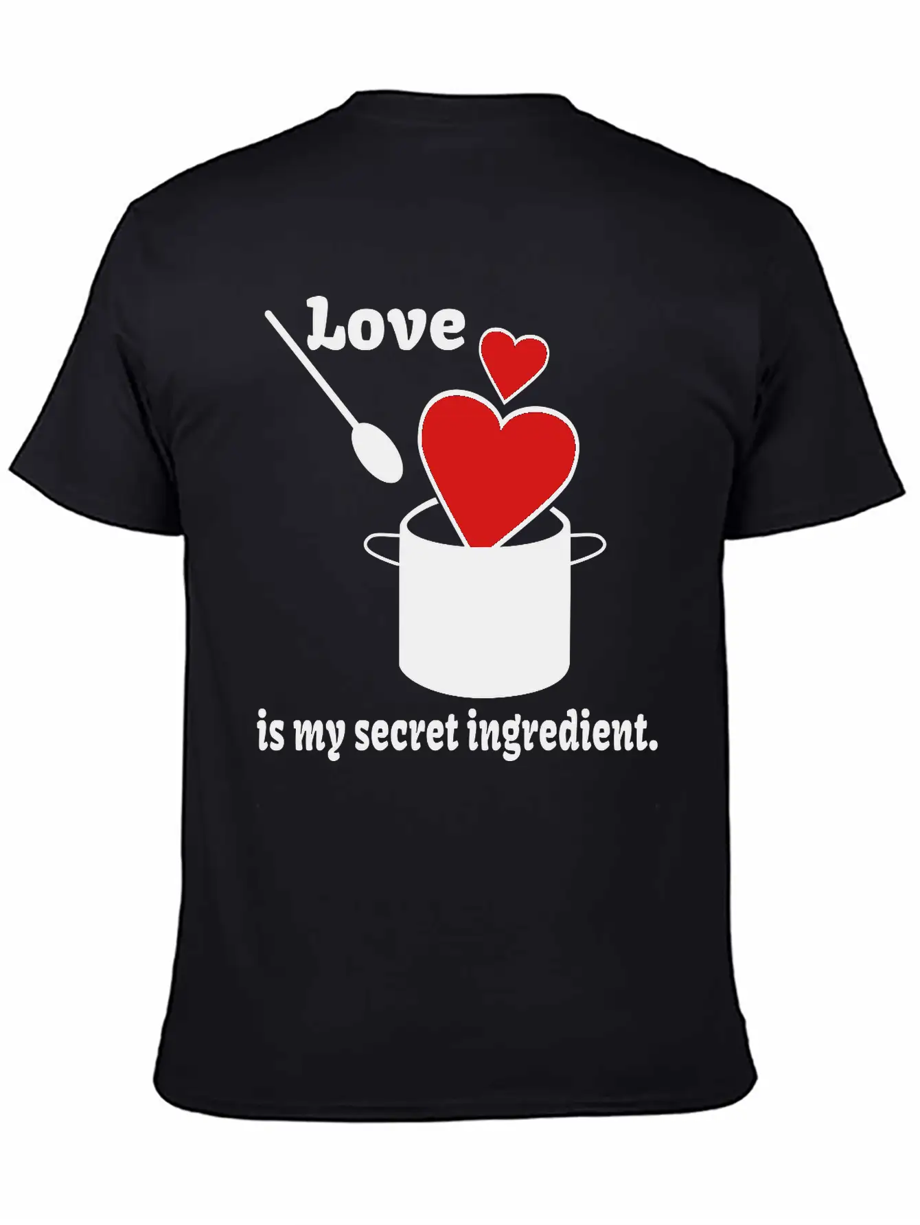 Love Cooking Saying Breathable Soft Cotton T-Shirt – Timeless Casual Look