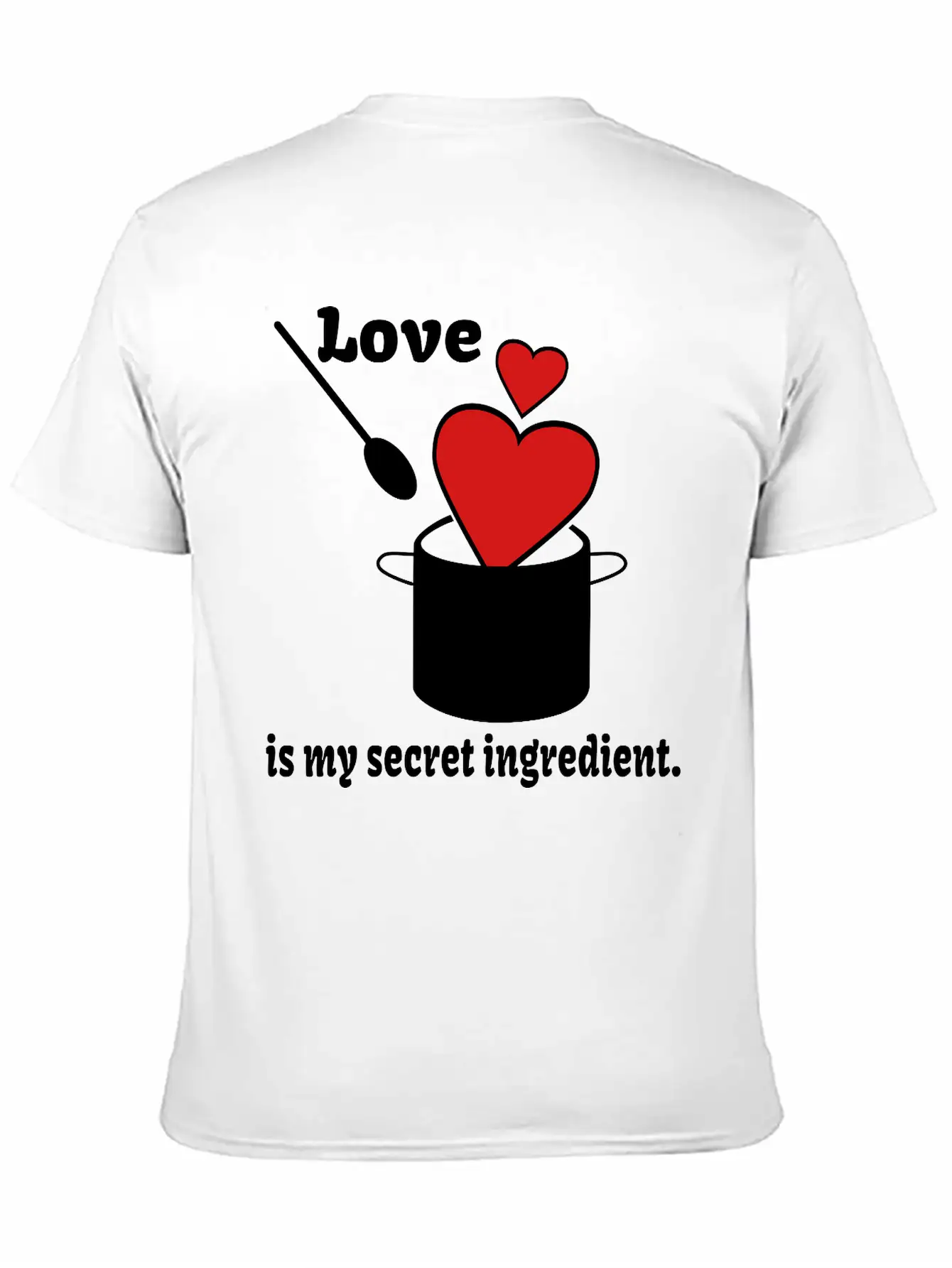 Love Cooking Saying Breathable Soft Cotton T-Shirt – Timeless Casual Look