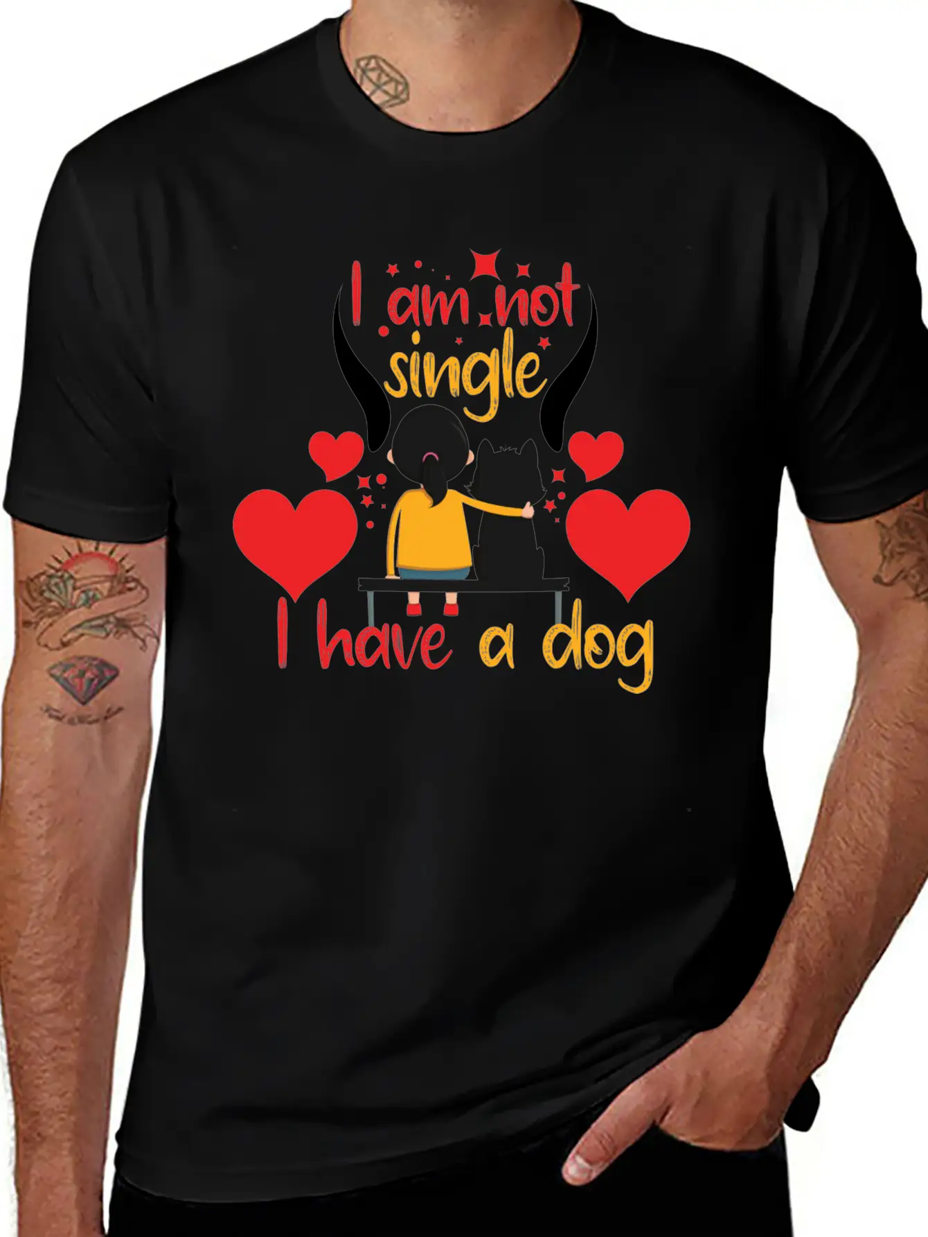 Love Dog Stylish Everyday T-Shirt – Unisex Basic Cotton Tee