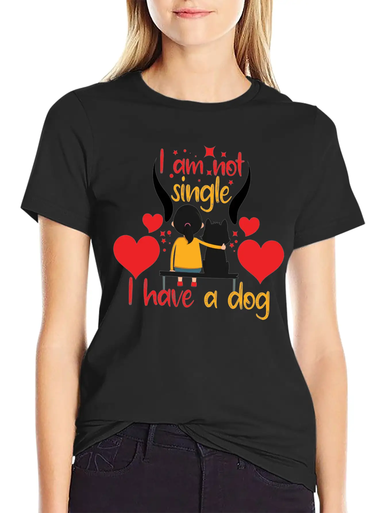 Love Dog Stylish Everyday T-Shirt – Unisex Basic Cotton Tee