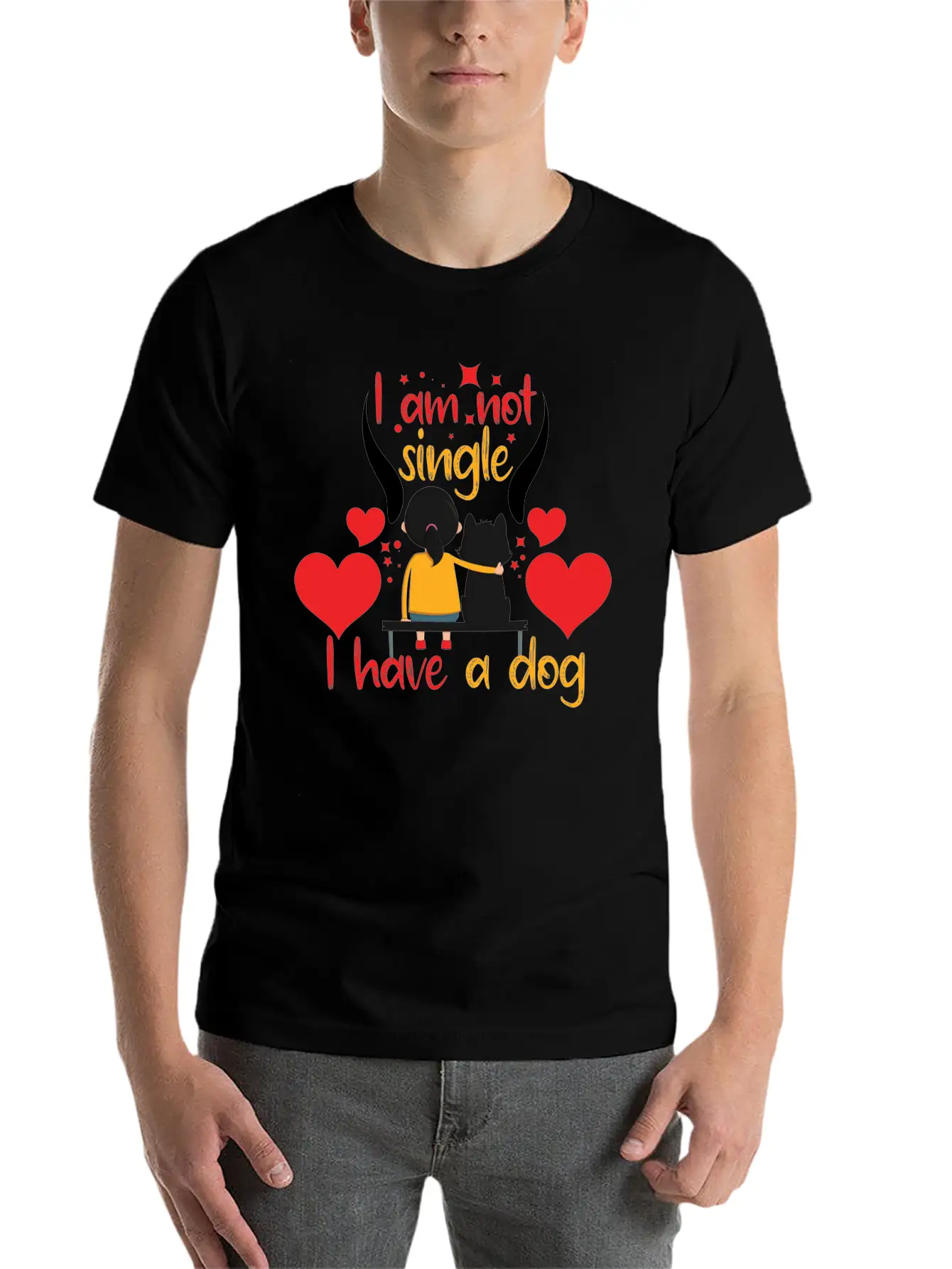 Love Dog Stylish Everyday T-Shirt – Unisex Basic Cotton Tee