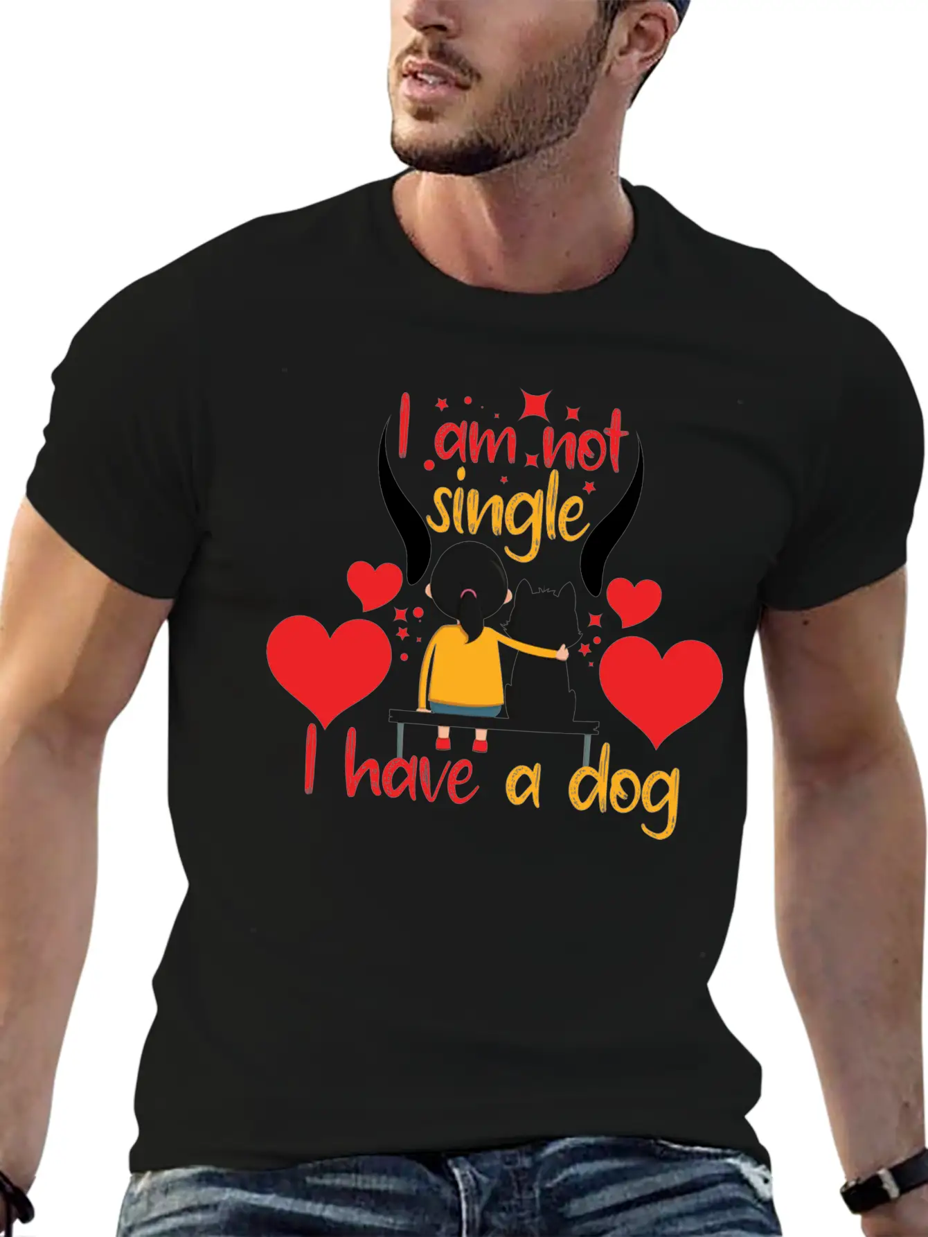 Love Dog Stylish Everyday T-Shirt – Unisex Basic Cotton Tee