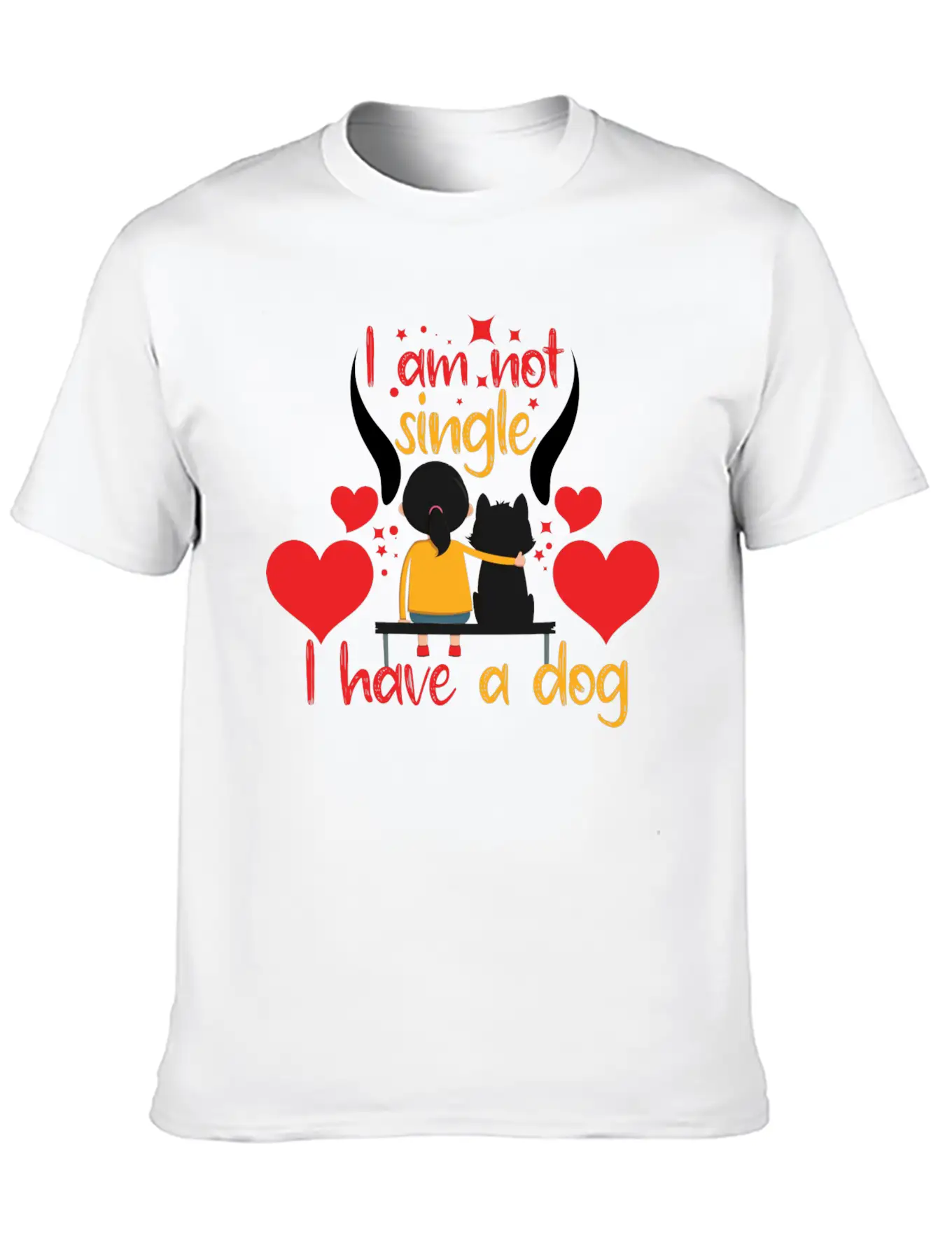 Love Dog Stylish Everyday T-Shirt – Unisex Basic Cotton Tee