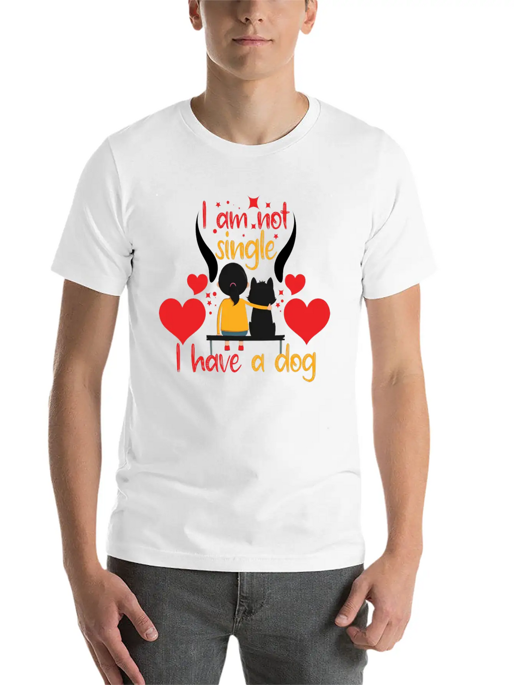 Love Dog Stylish Everyday T-Shirt – Unisex Basic Cotton Tee