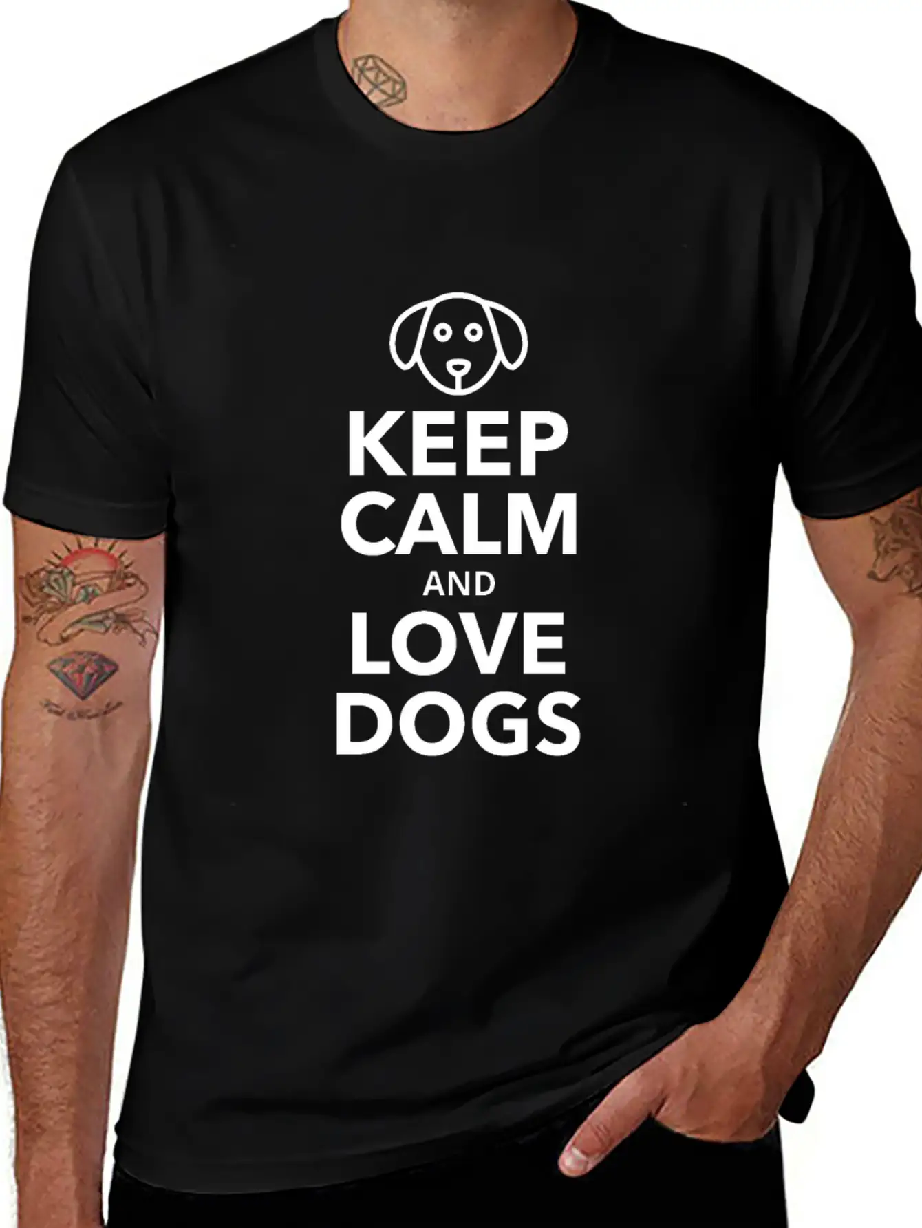 Love Dogs Classic Cotton Tee – Unisex Comfort For Any Season