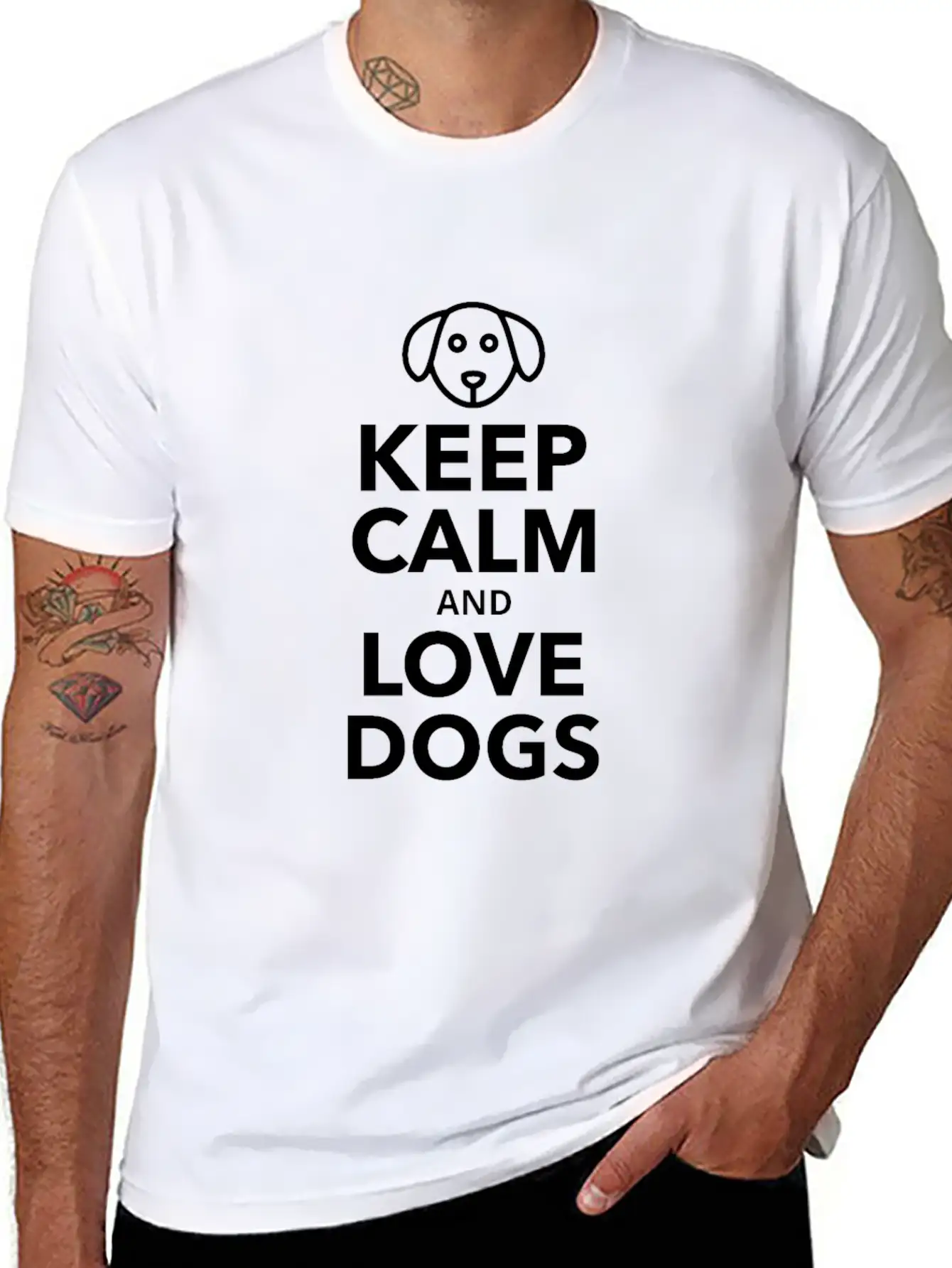 Love Dogs Classic Cotton Tee – Unisex Comfort For Any Season