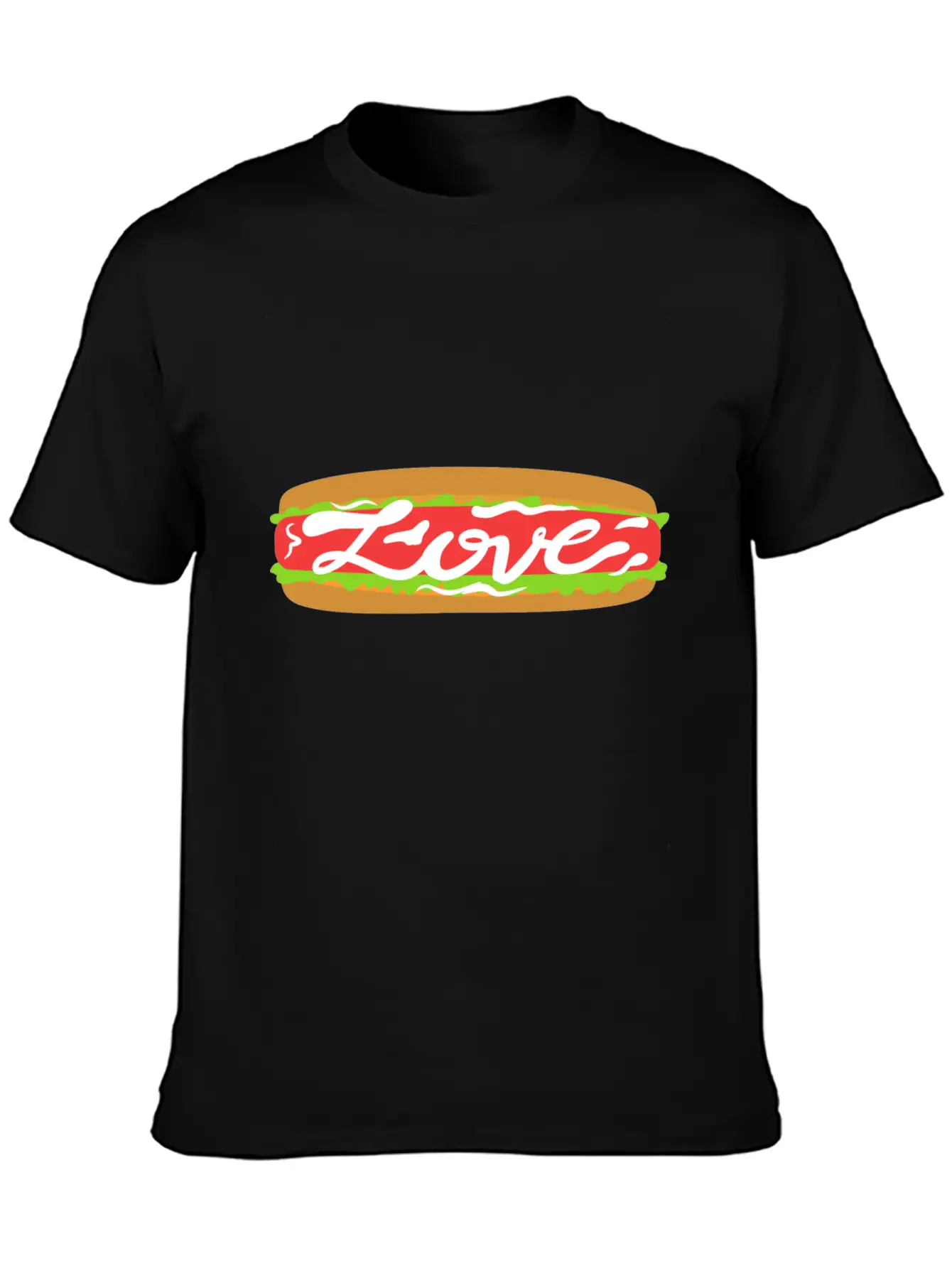 Love Food | Beautiful Gift Breathable Graphic T-Shirt – Perfect For Casual Days
