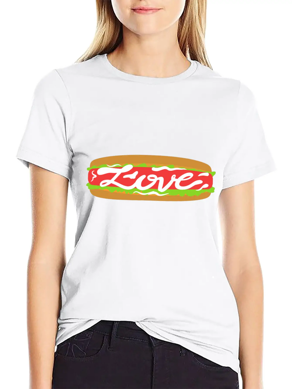 Love Food | Beautiful Gift Breathable Graphic T-Shirt – Perfect For Casual Days
