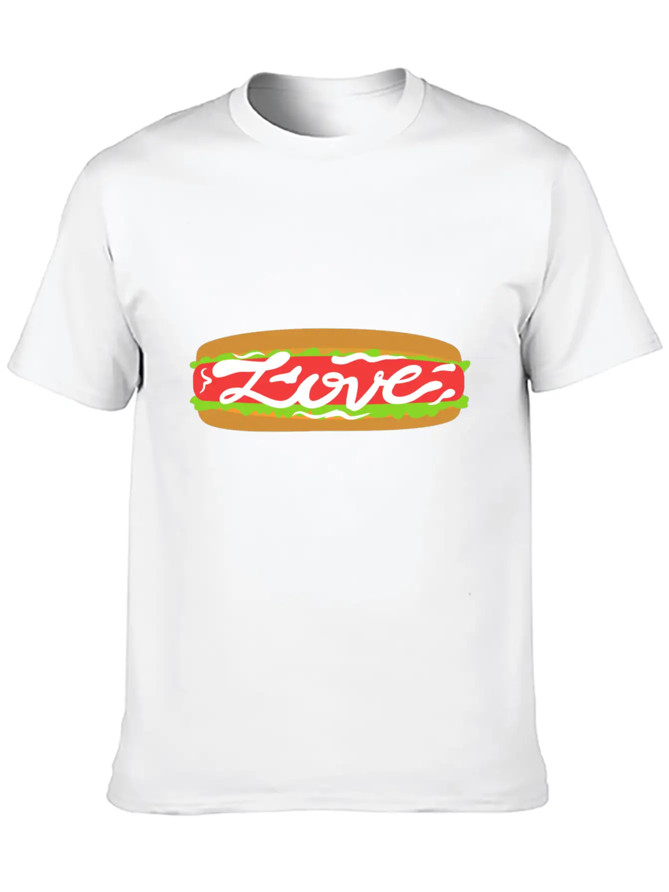 Love Food | Beautiful Gift Breathable Graphic T-Shirt – Perfect For Casual Days