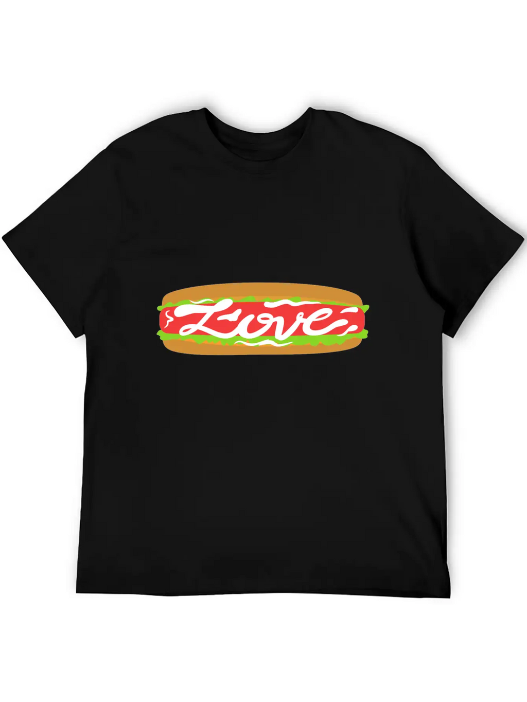 Love Food | Beautiful Gift Breathable Graphic T-Shirt – Perfect For Casual Days