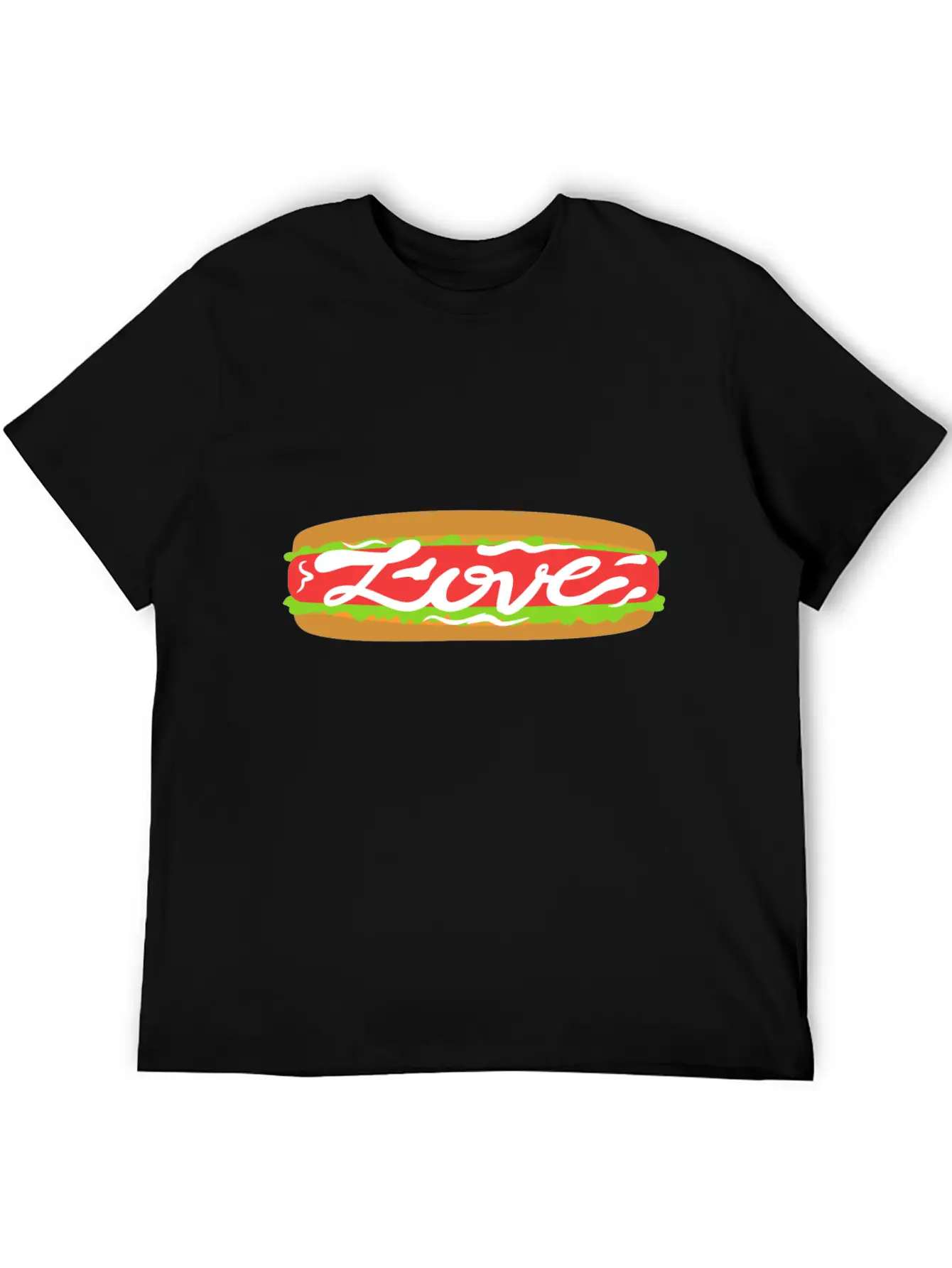 Love Food | Beautiful Gift Breathable Graphic T-Shirt – Perfect For Casual Days