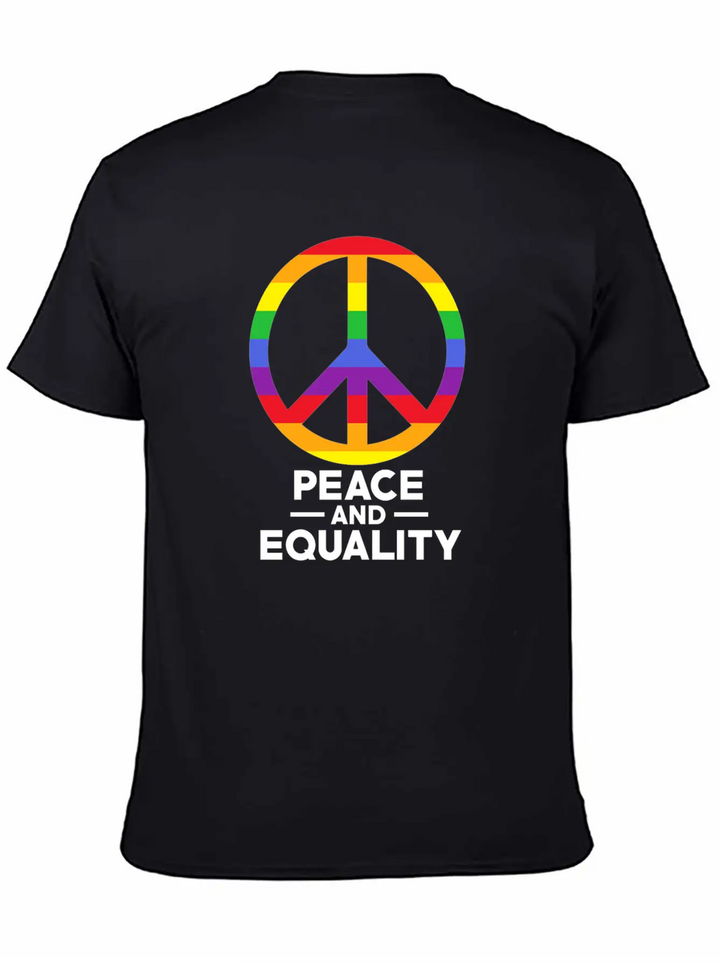 Love, Freedom, Peace Breathable Soft Cotton T-Shirt – Timeless Casual Look
