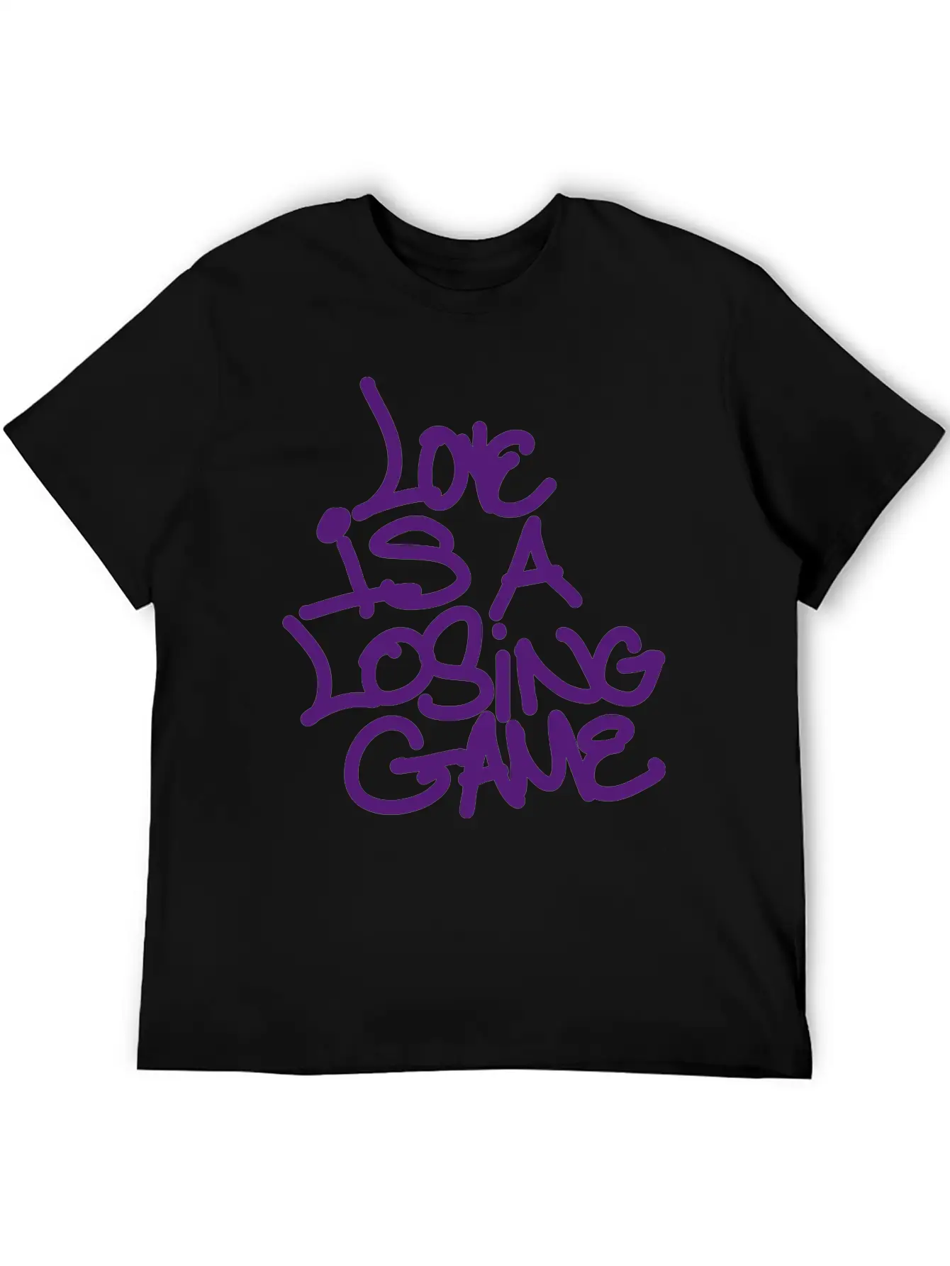 Love Is A Losing Game Basic Graphic T-Shirt – Daily Comfort In Soft Cotton