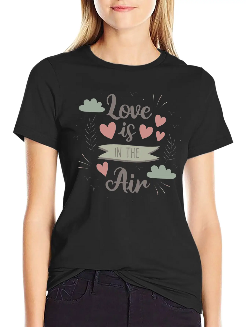 Love Is In The Air Breathable Graphic T-Shirt – Perfect For Casual Days