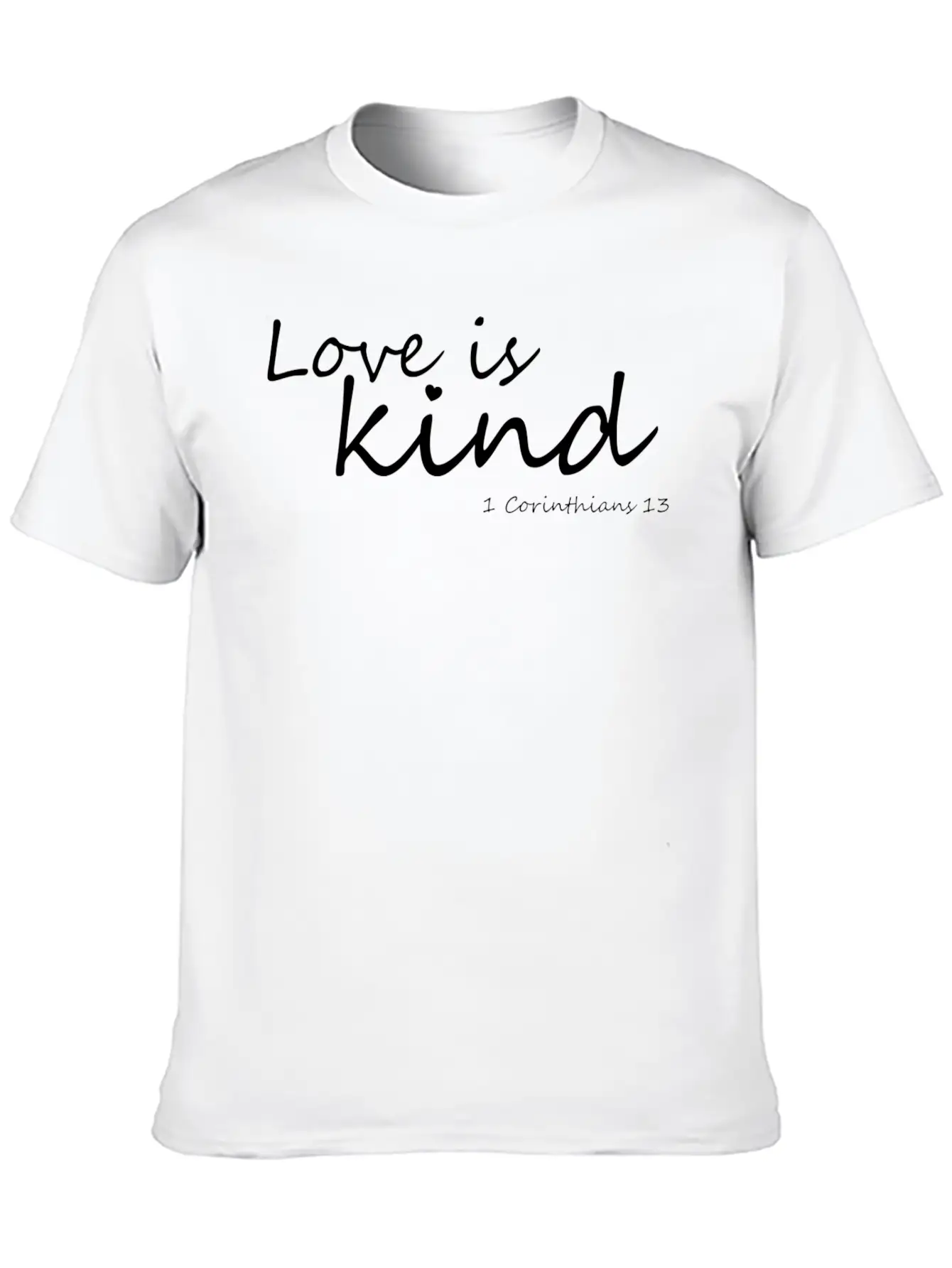 Love Is Kind - 1 Corinthians 13 Essential Cotton Tee For Daily Outfits – Unisex Style