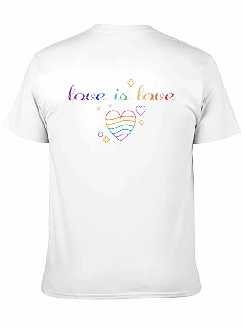 Love Is Love! Statement Gay Pride LGBTQI+ Basic Graphic T-Shirt – Daily Comfort In Soft Cotton