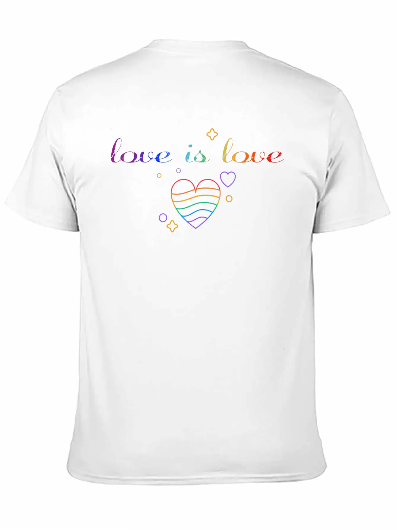 Love Is Love! Statement Gay Pride LGBTQI+ Basic Graphic T-Shirt – Daily Comfort In Soft Cotton