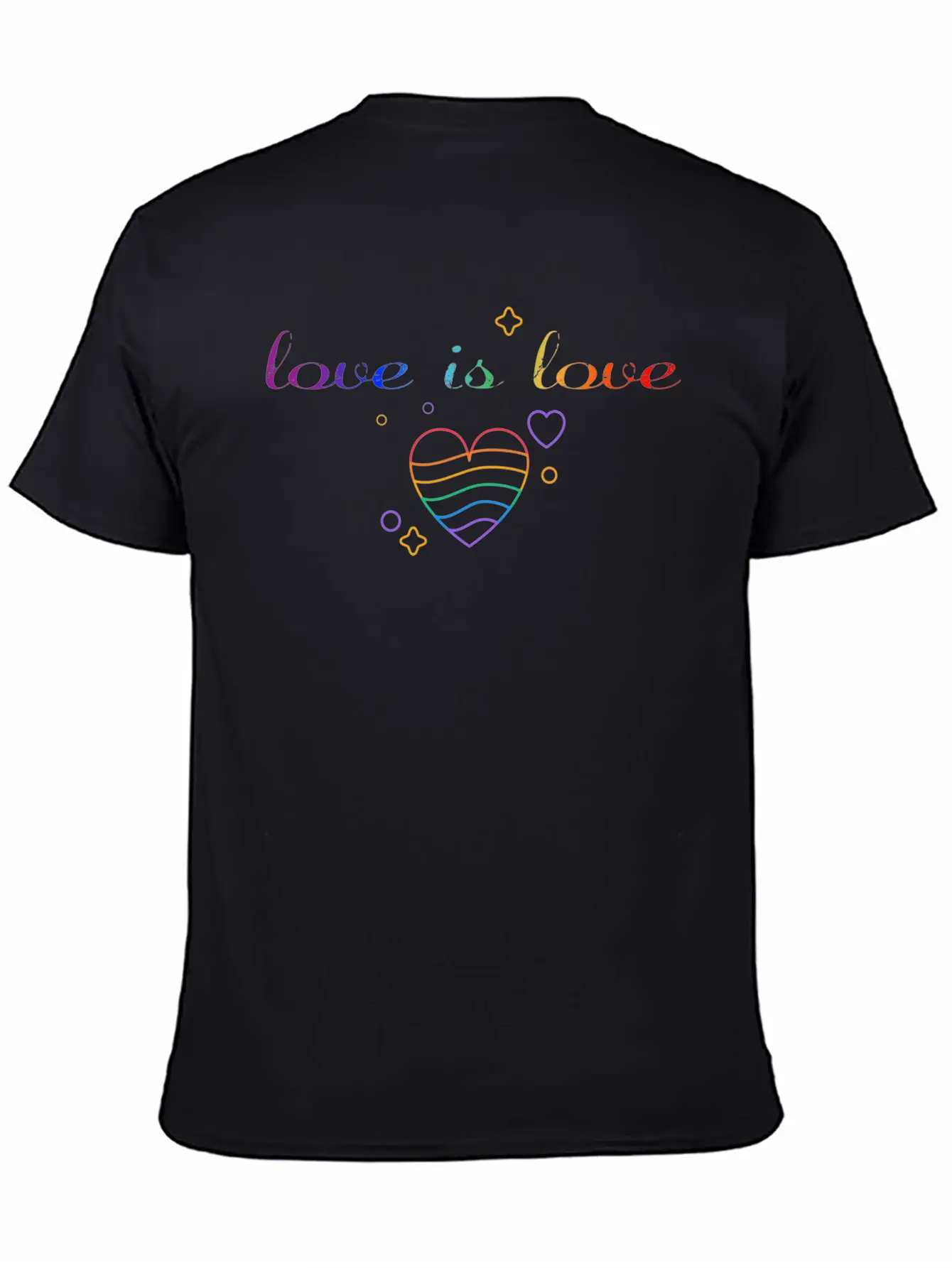 Love Is Love! Statement Gay Pride LGBTQI+ Basic Graphic T-Shirt – Daily Comfort In Soft Cotton