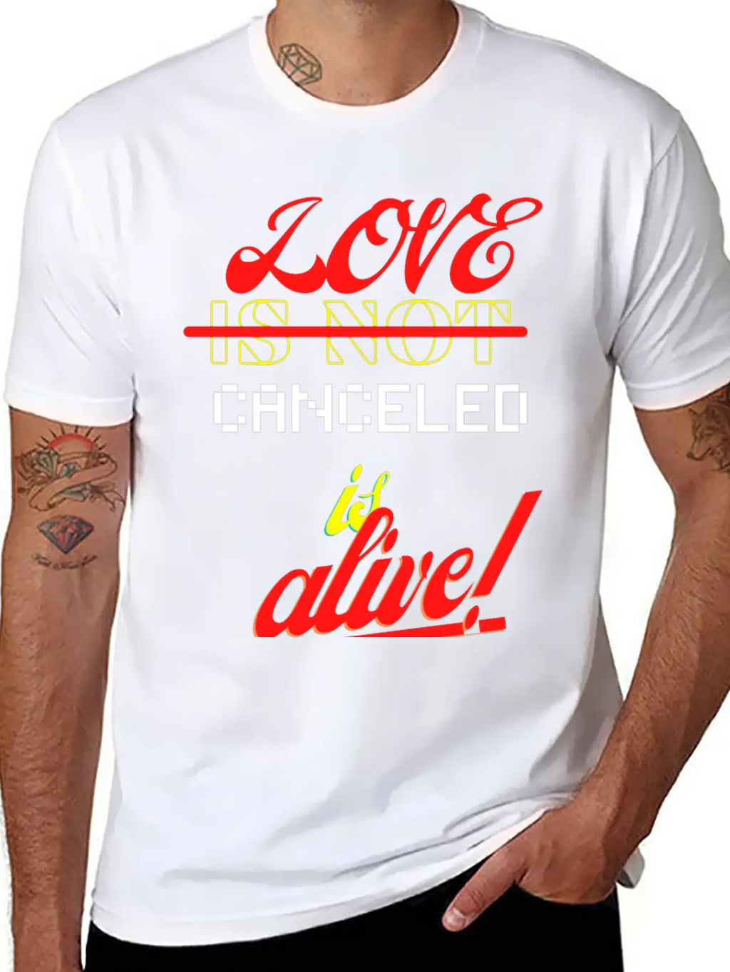 Love Is Not Canceled Is Alive! Stylish Everyday T-Shirt – Unisex Basic Cotton Tee