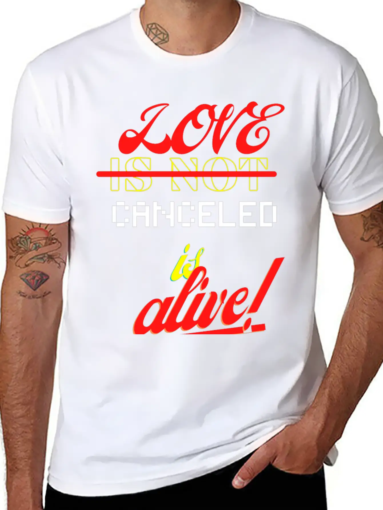 Love Is Not Canceled Is Alive! Stylish Everyday T-Shirt – Unisex Basic Cotton Tee