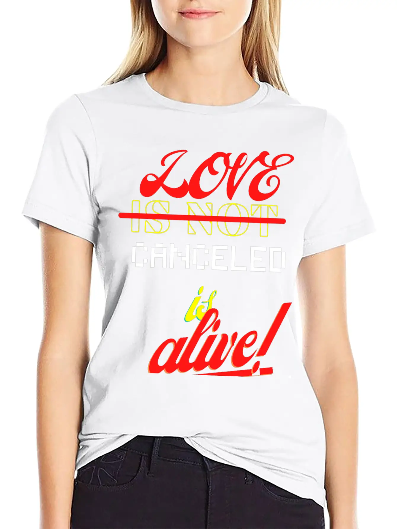Love Is Not Canceled Is Alive! Stylish Everyday T-Shirt – Unisex Basic Cotton Tee