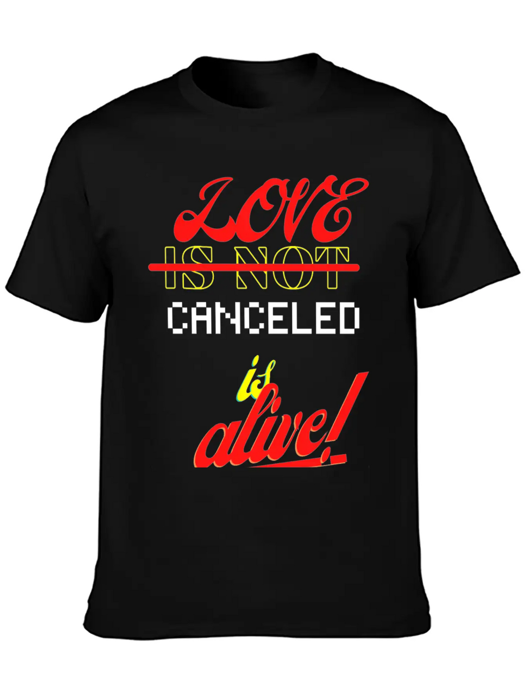 Love Is Not Canceled Is Alive! Stylish Everyday T-Shirt – Unisex Basic Cotton Tee