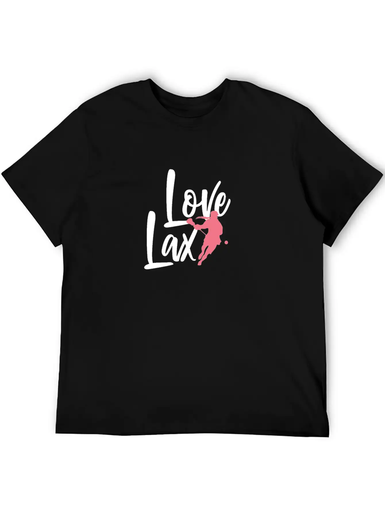 Love Lax Lacrosse Ready To Game On Score Awesome Basic Graphic T-Shirt – Daily Comfort In Soft Cotton