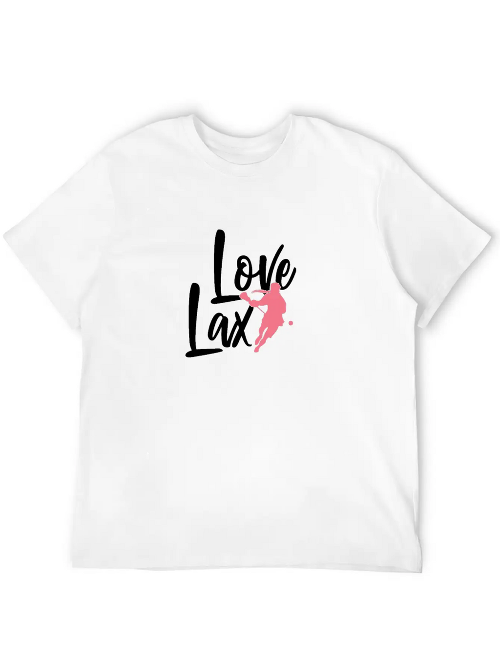 Love Lax Lacrosse Ready To Game On Score Awesome Basic Graphic T-Shirt – Daily Comfort In Soft Cotton