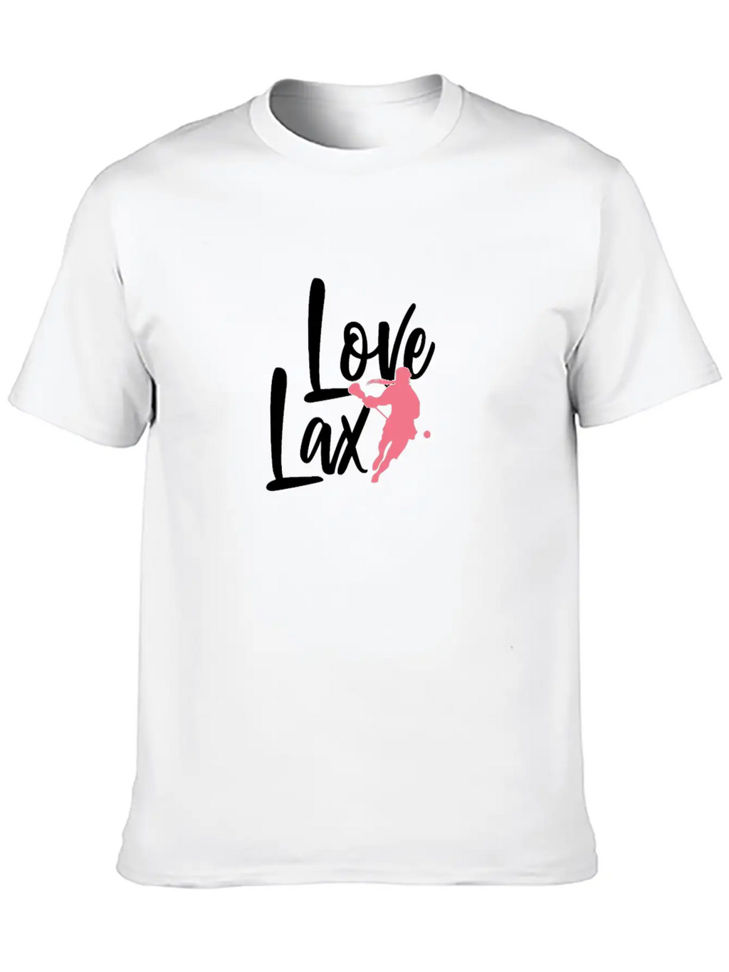Love Lax Lacrosse Ready To Game On Score Awesome Basic Graphic T-Shirt – Daily Comfort In Soft Cotton
