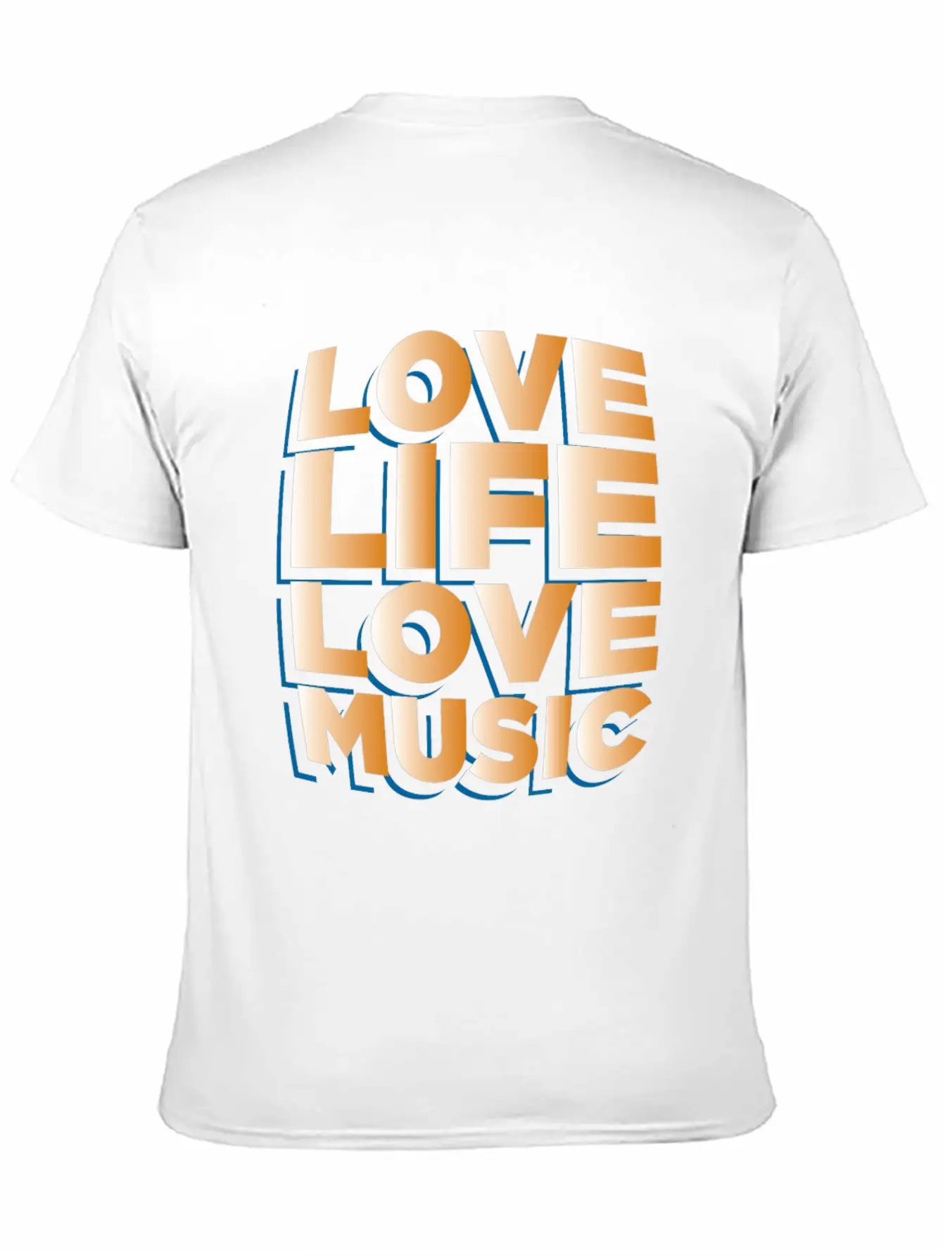 Love Life Love Music Musician Gift Idea Breathable Graphic T-Shirt – Perfect For Casual Days